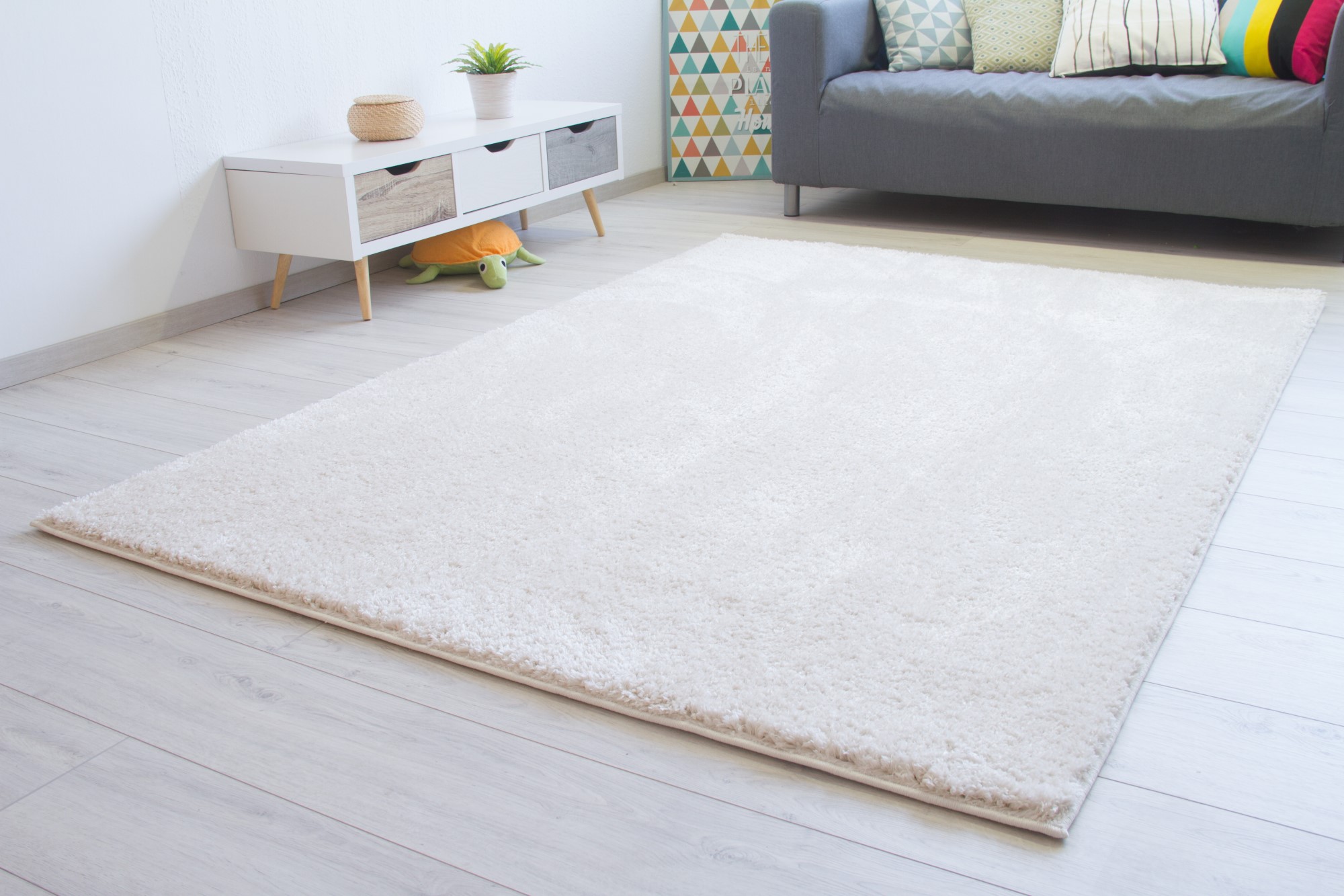 Hochflor Teppich Glossy