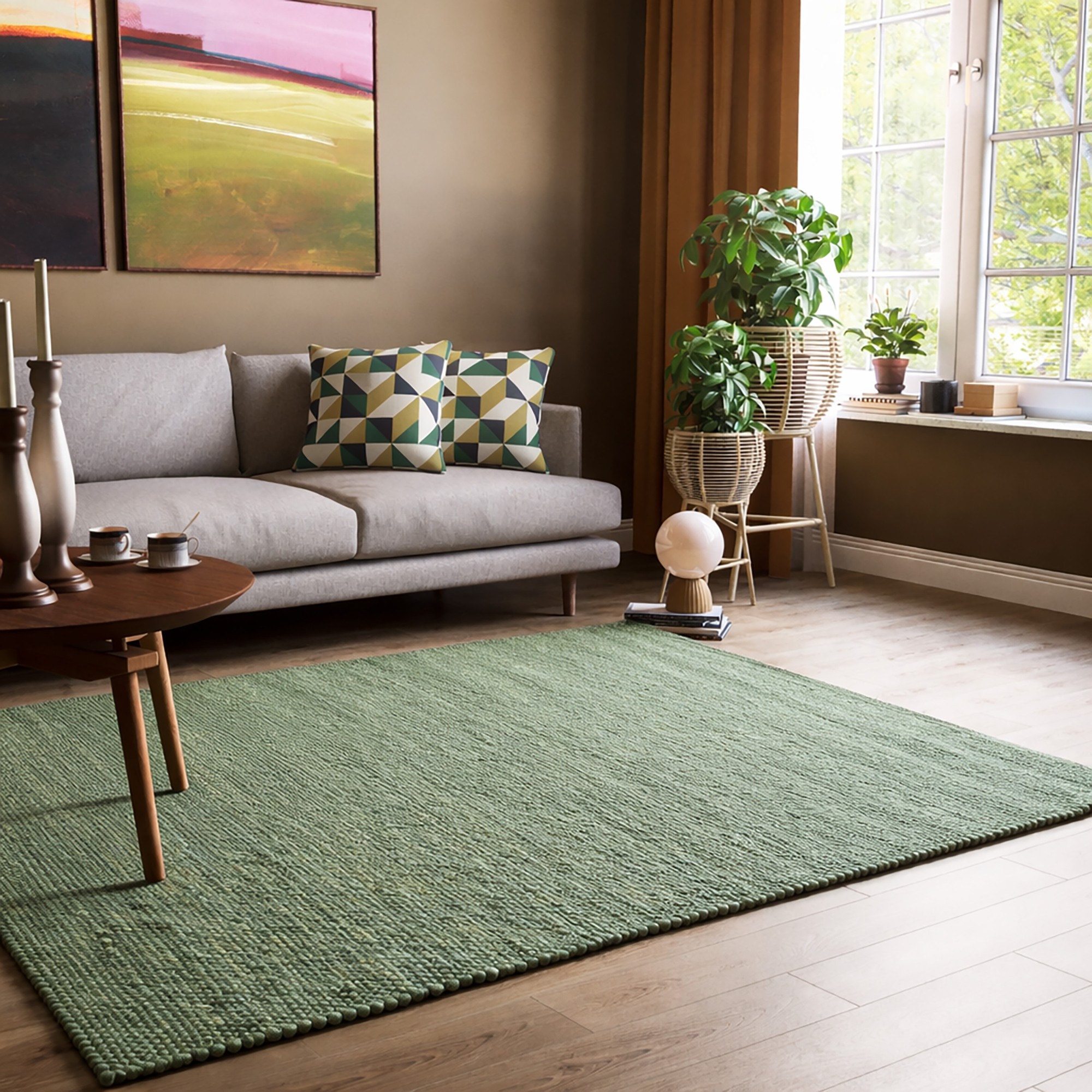 Handweb Teppich Florida Olbia - Wunschmaß