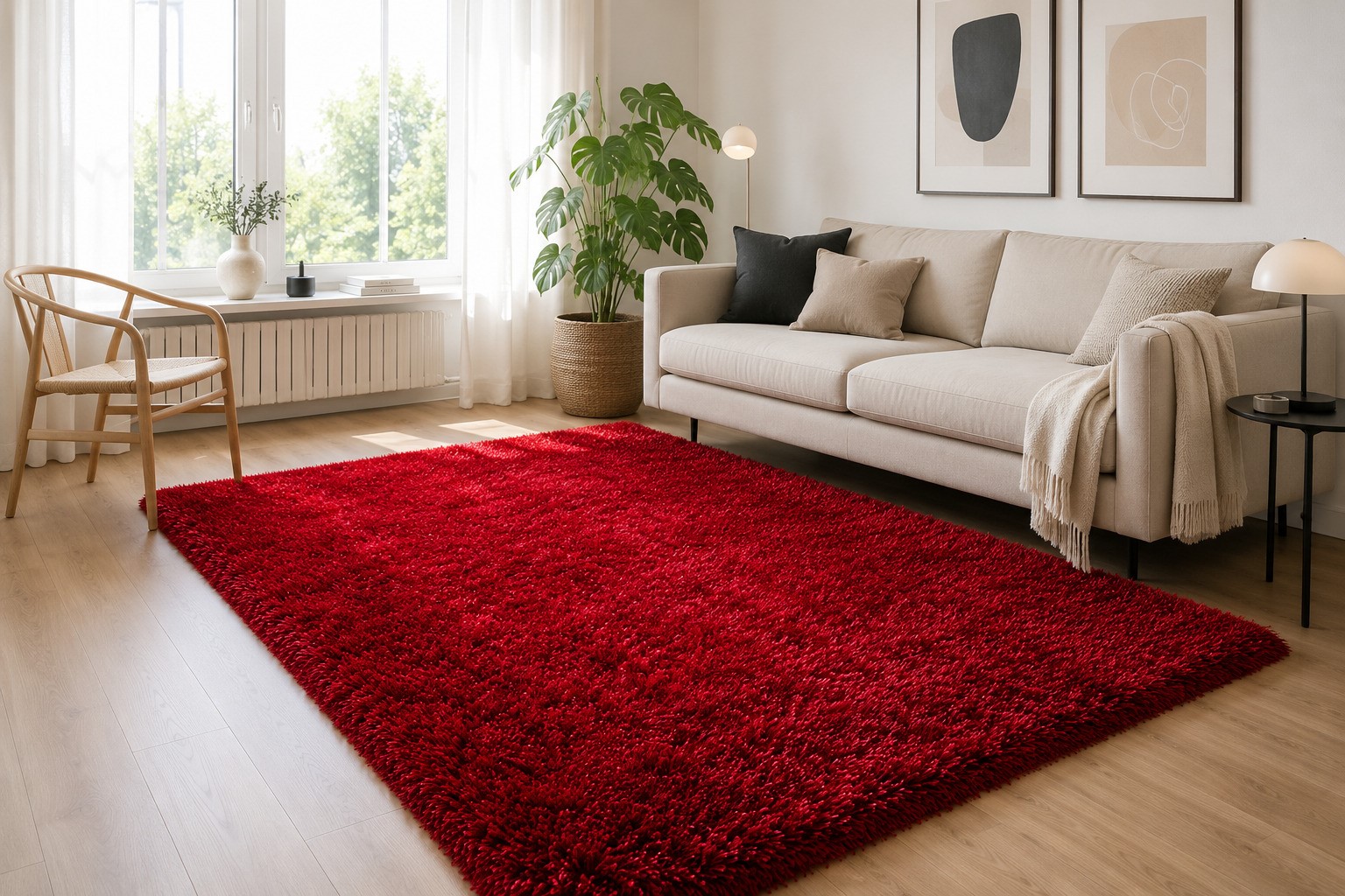 Hochflor Teppich Feeling 170x240cm