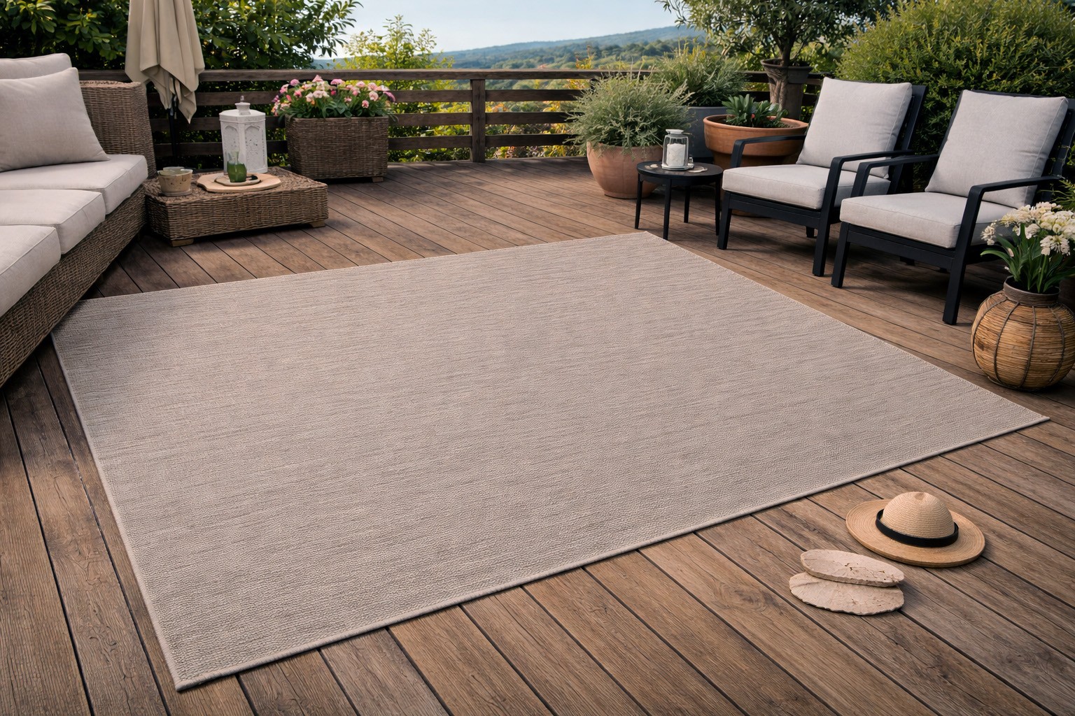 In- und Outdoorteppich Gotland