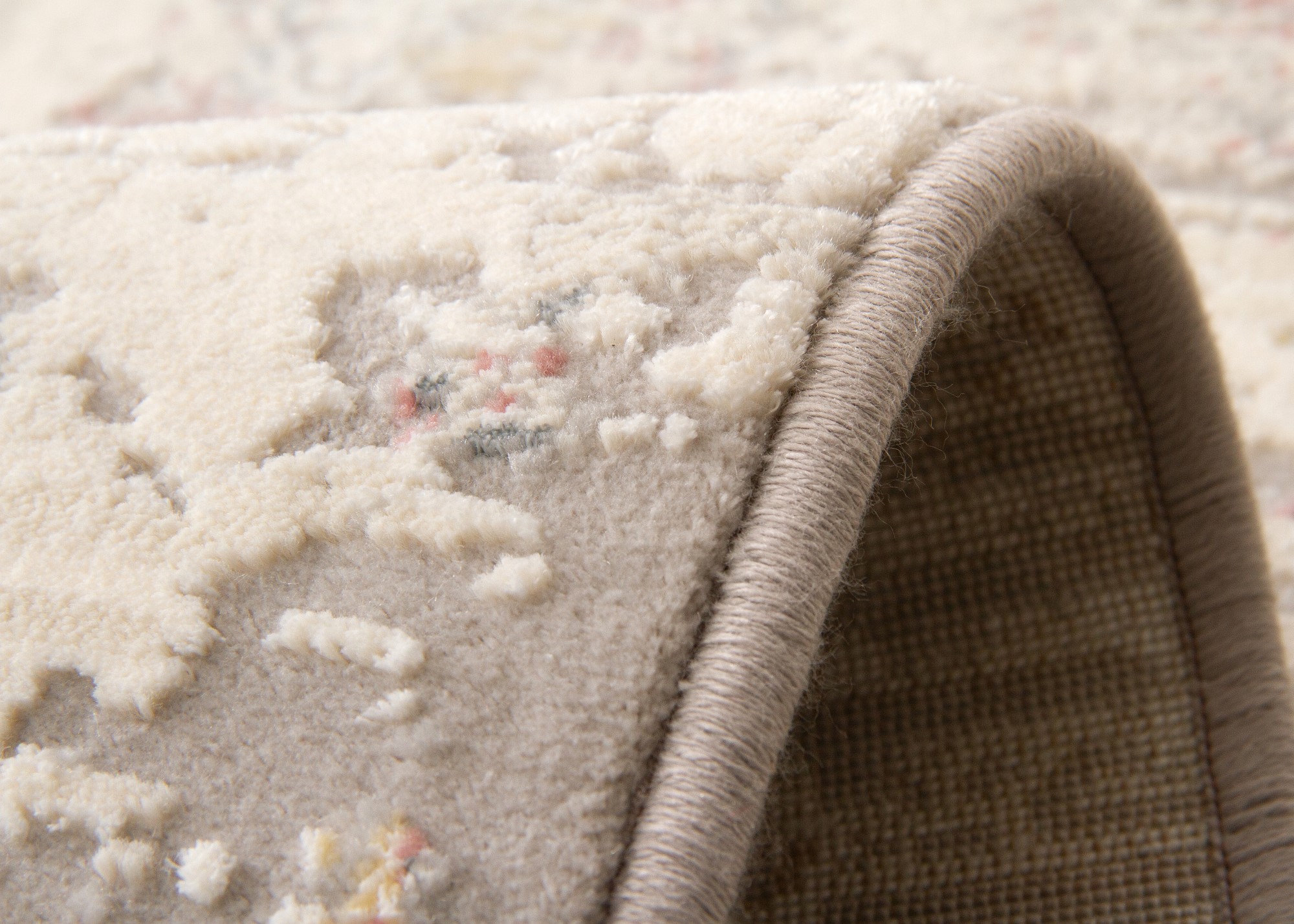 Kurzflor Teppich Structured Shine - Vintage
