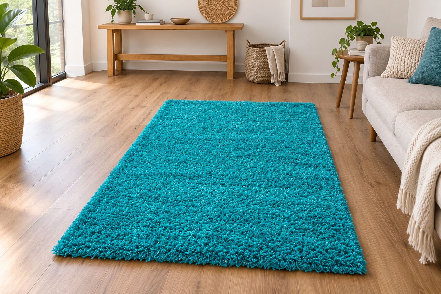 Hochflor Teppich Happy XL