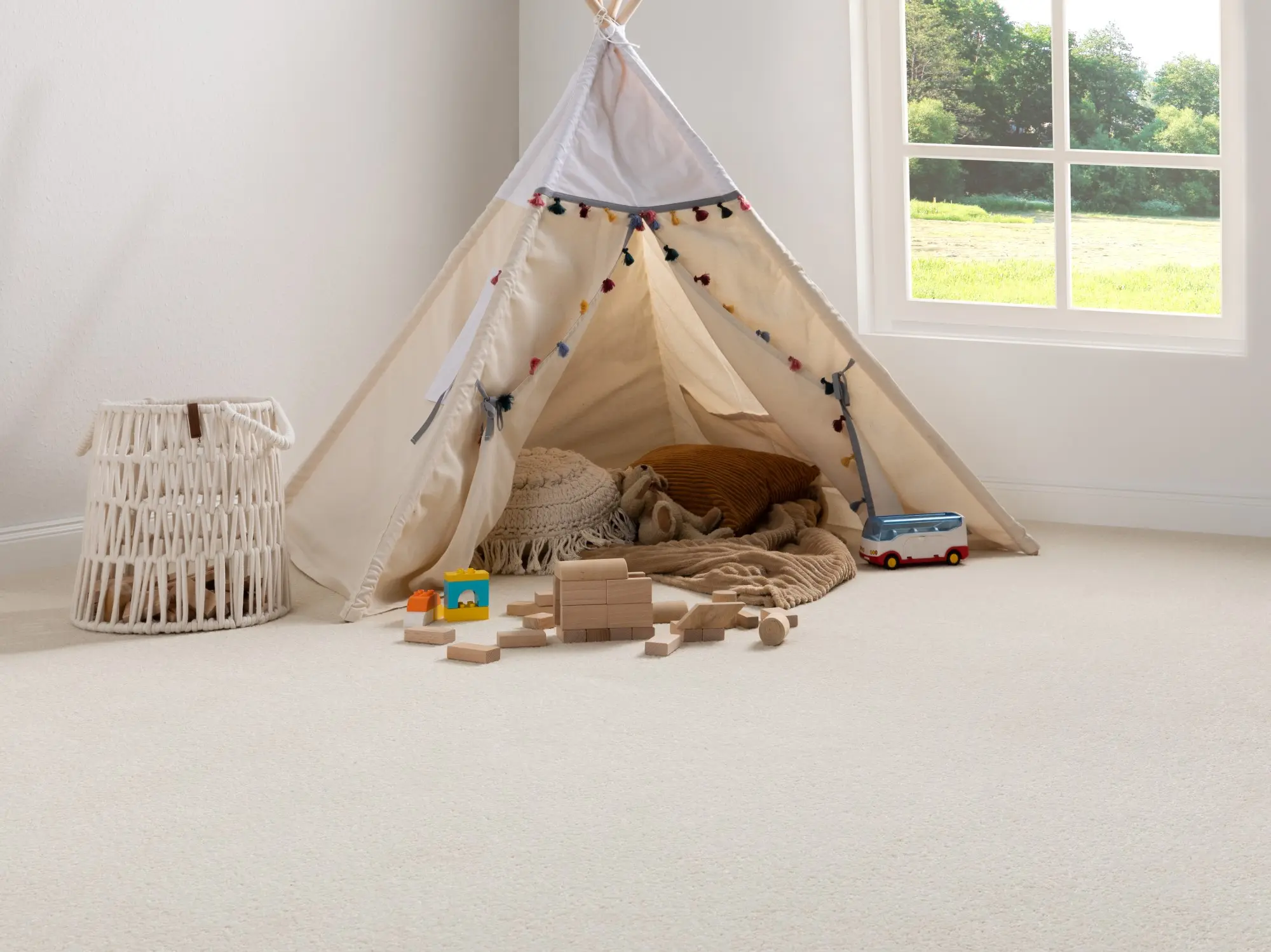 Teppichboden Cambridge Young 100 cm Creme 100 cm