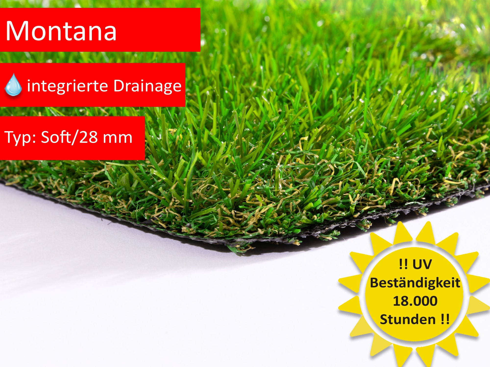 Kunstrasen Teppich Montana