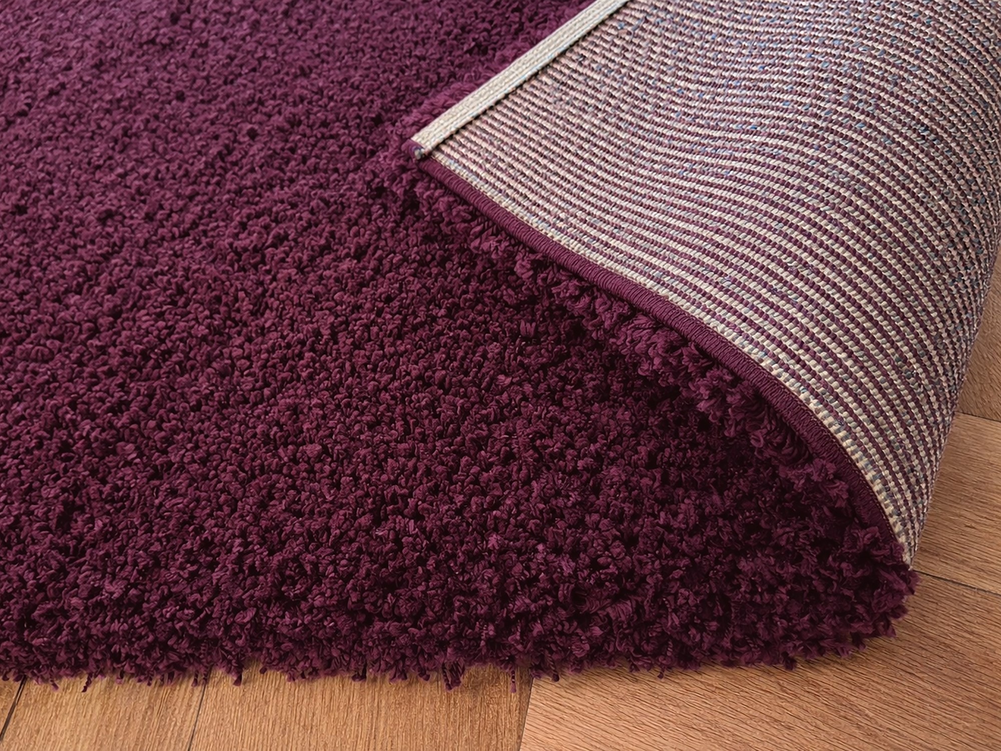 Hochflor Teppich Twilight Rund
