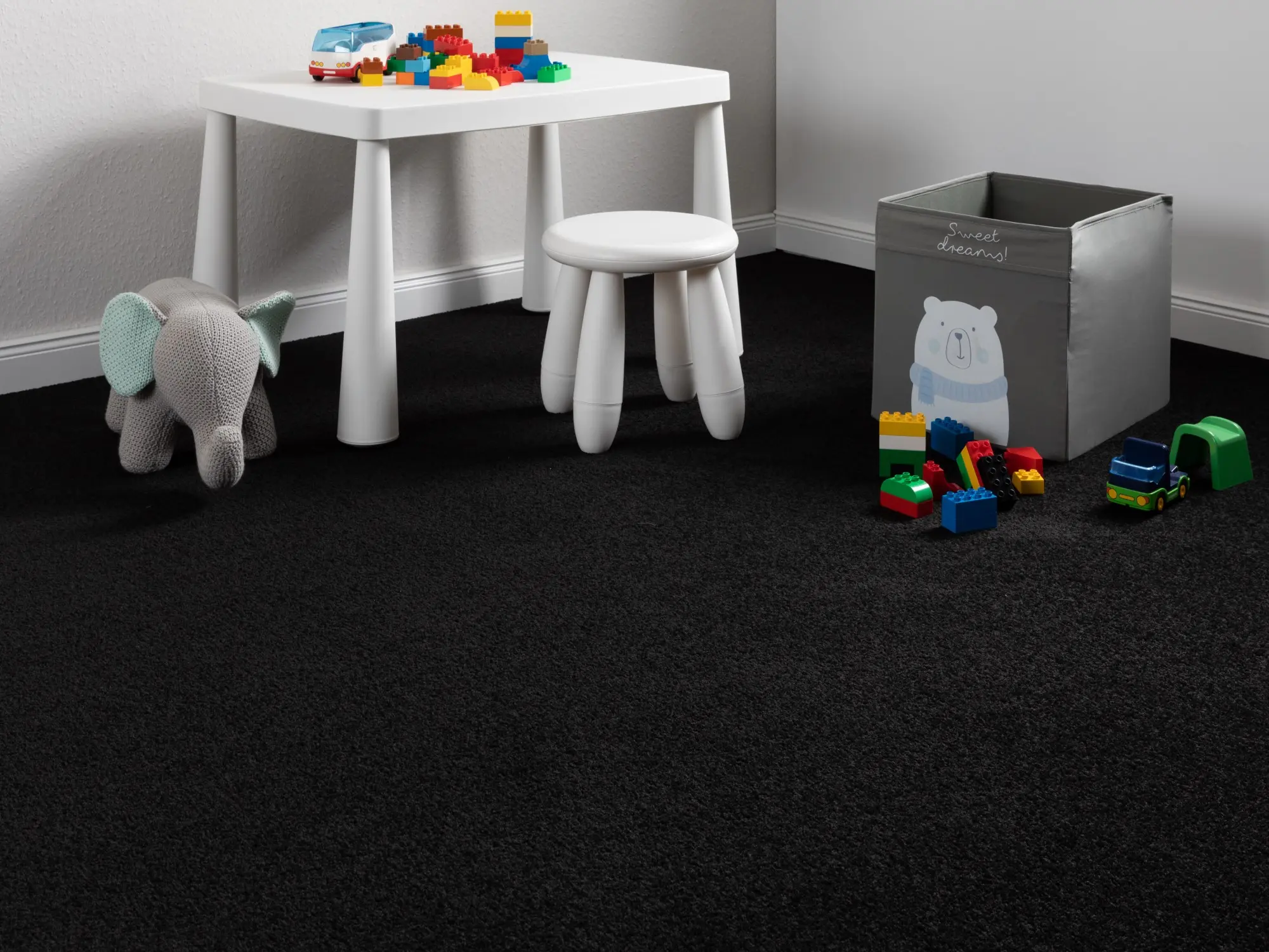 Teppichboden Cambridge Young 100 cm Schwarz 100 cm