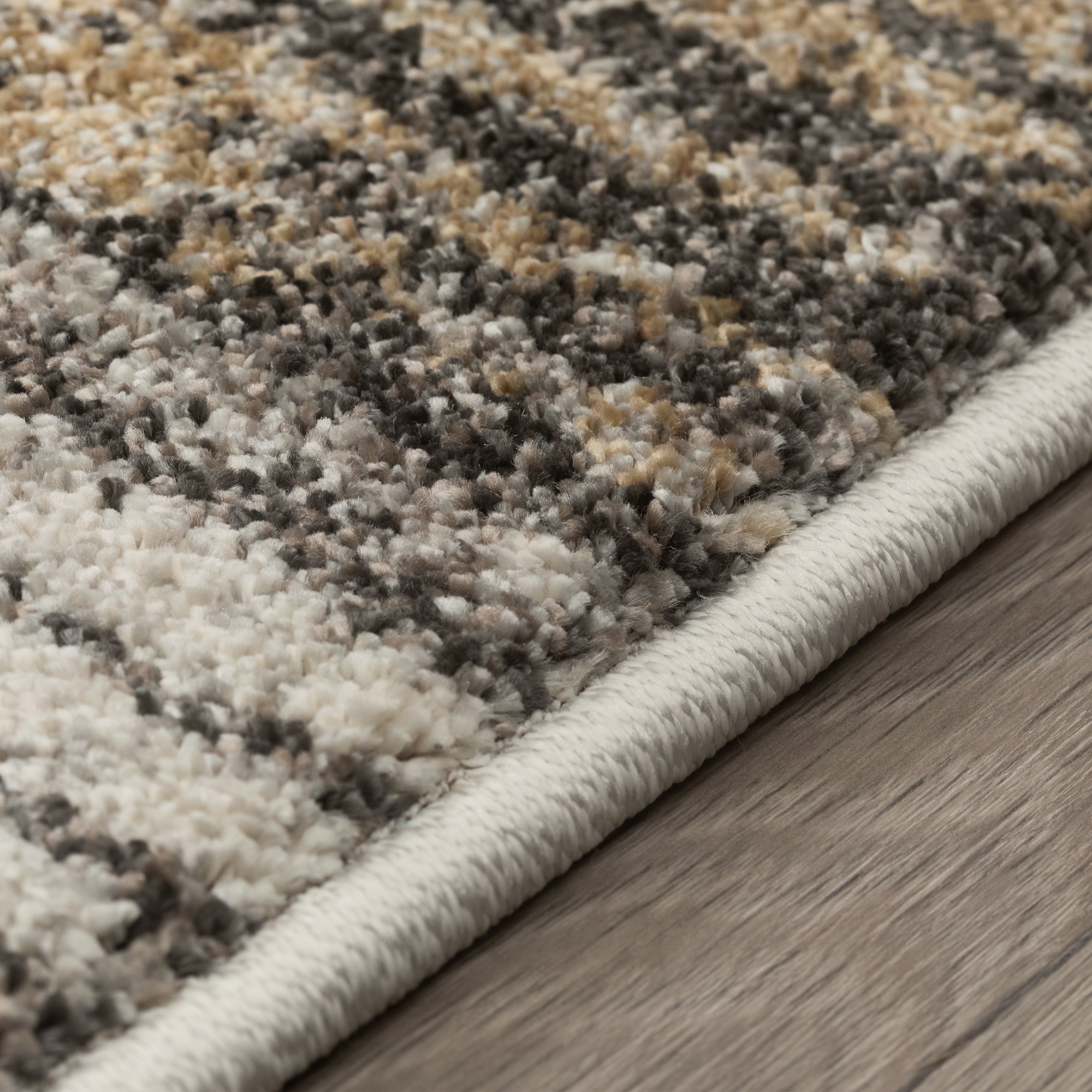 Kurzflor Teppich Soft Tones - Bordüre