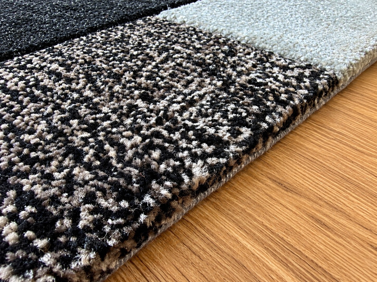 Designer Teppich Sylt Bordüre 200x200 cm