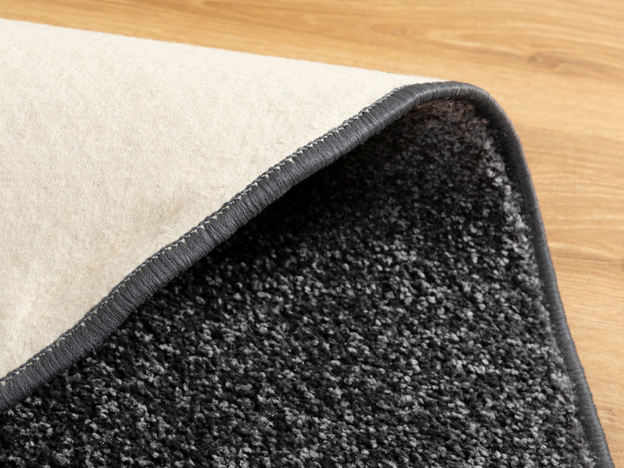 Kurzflor Teppich Cambridge -Rund