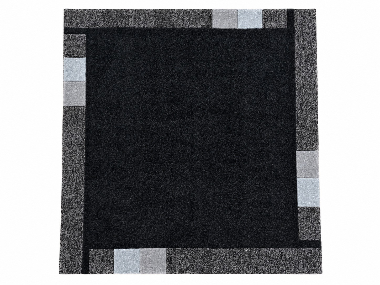 Designer Teppich Sylt Bordüre 200x200 cm
