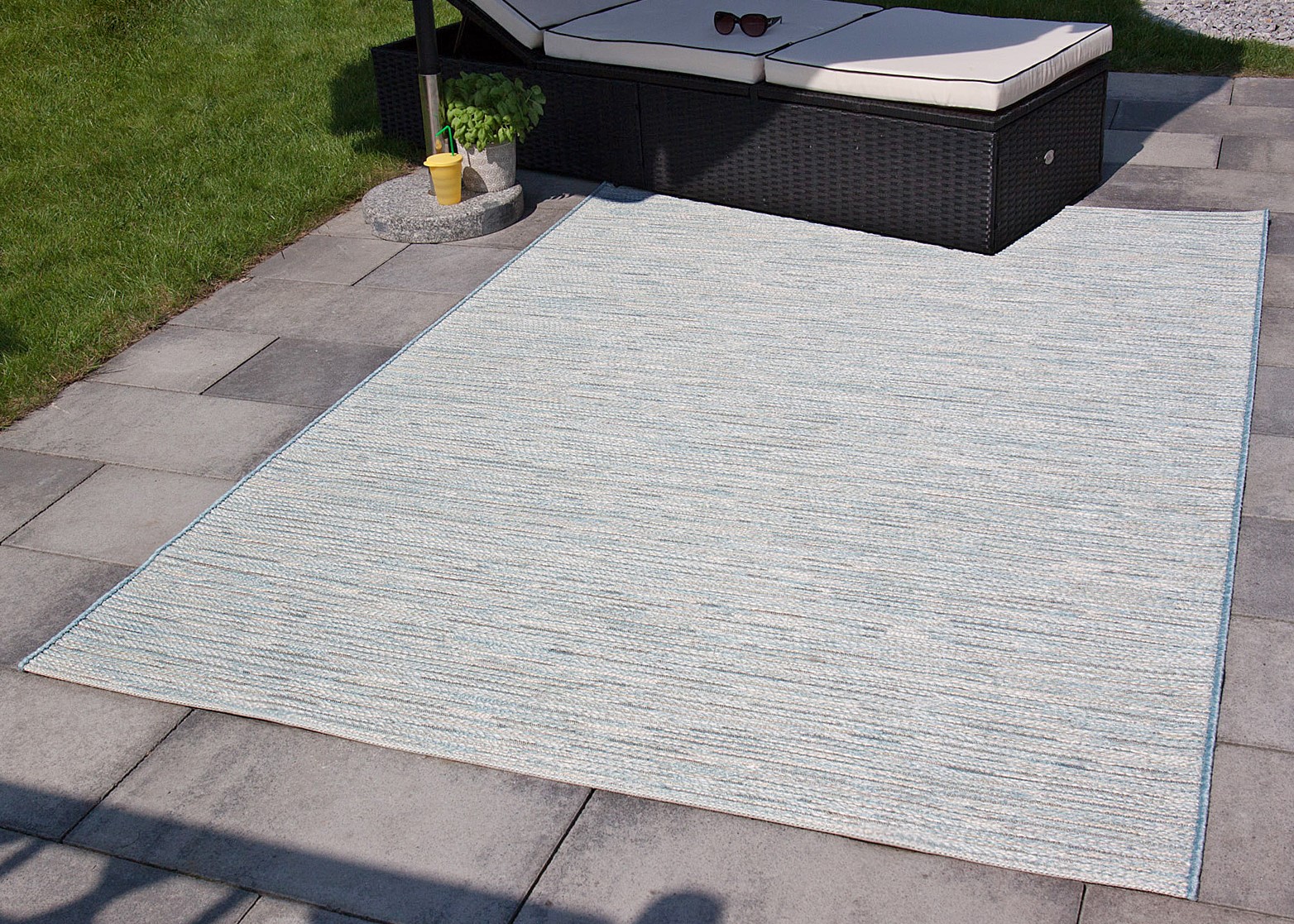 In- und Outdoorteppich Mandal