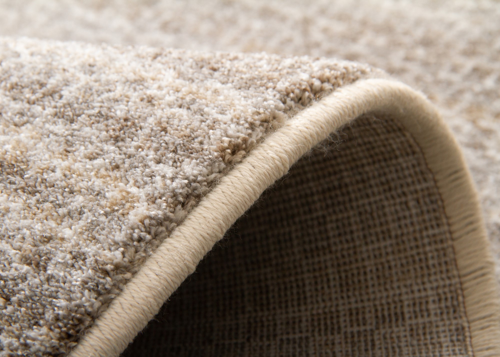 Kurzflor Teppich Pleasant Touch - Ethno Streifen