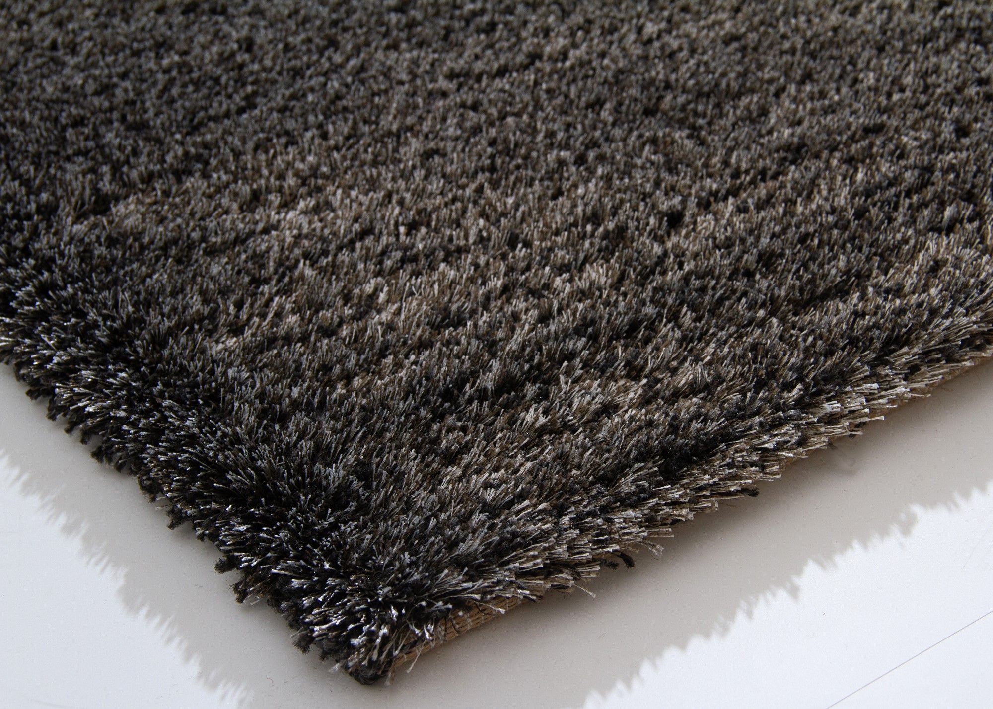 Kurzflor Teppich Satin Lines