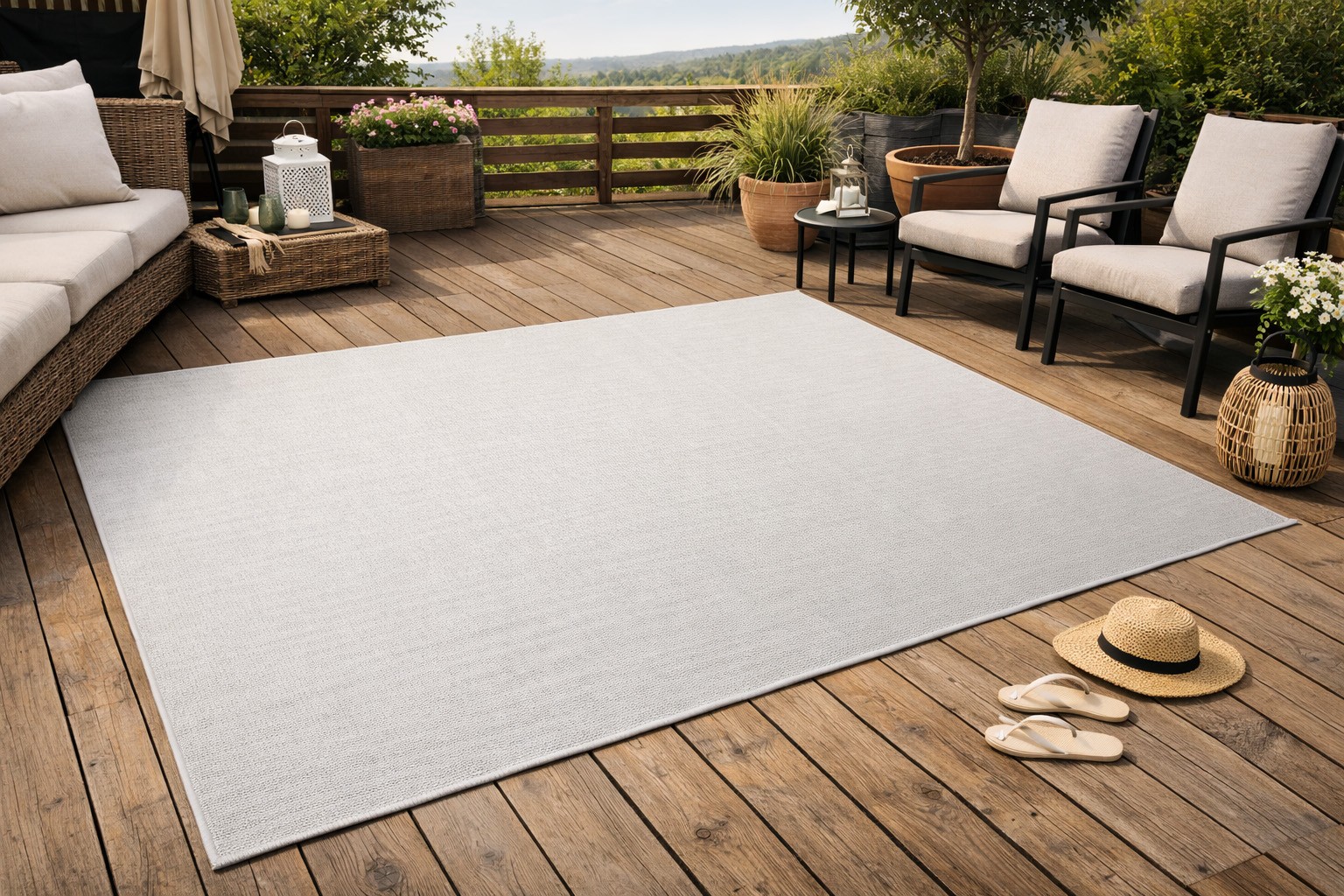 In- und Outdoorteppich Gotland