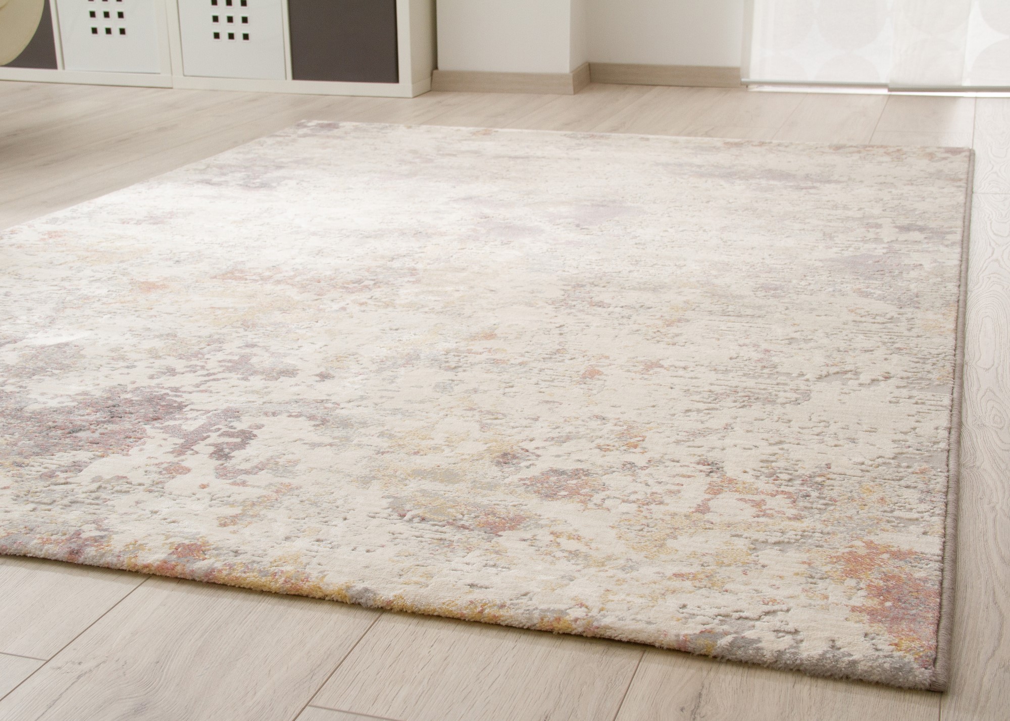 Kurzflor Teppich Structured Shine - Vintage