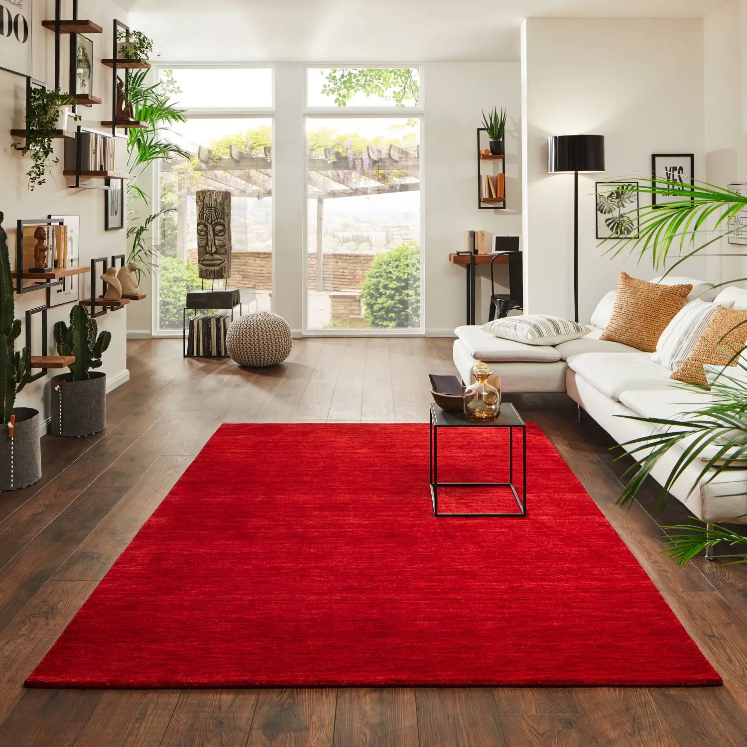 Gabbeh Teppich Jaipur Rost 70x140 cm Gabbeh Teppich Jaipur Rost 70x140 cm
