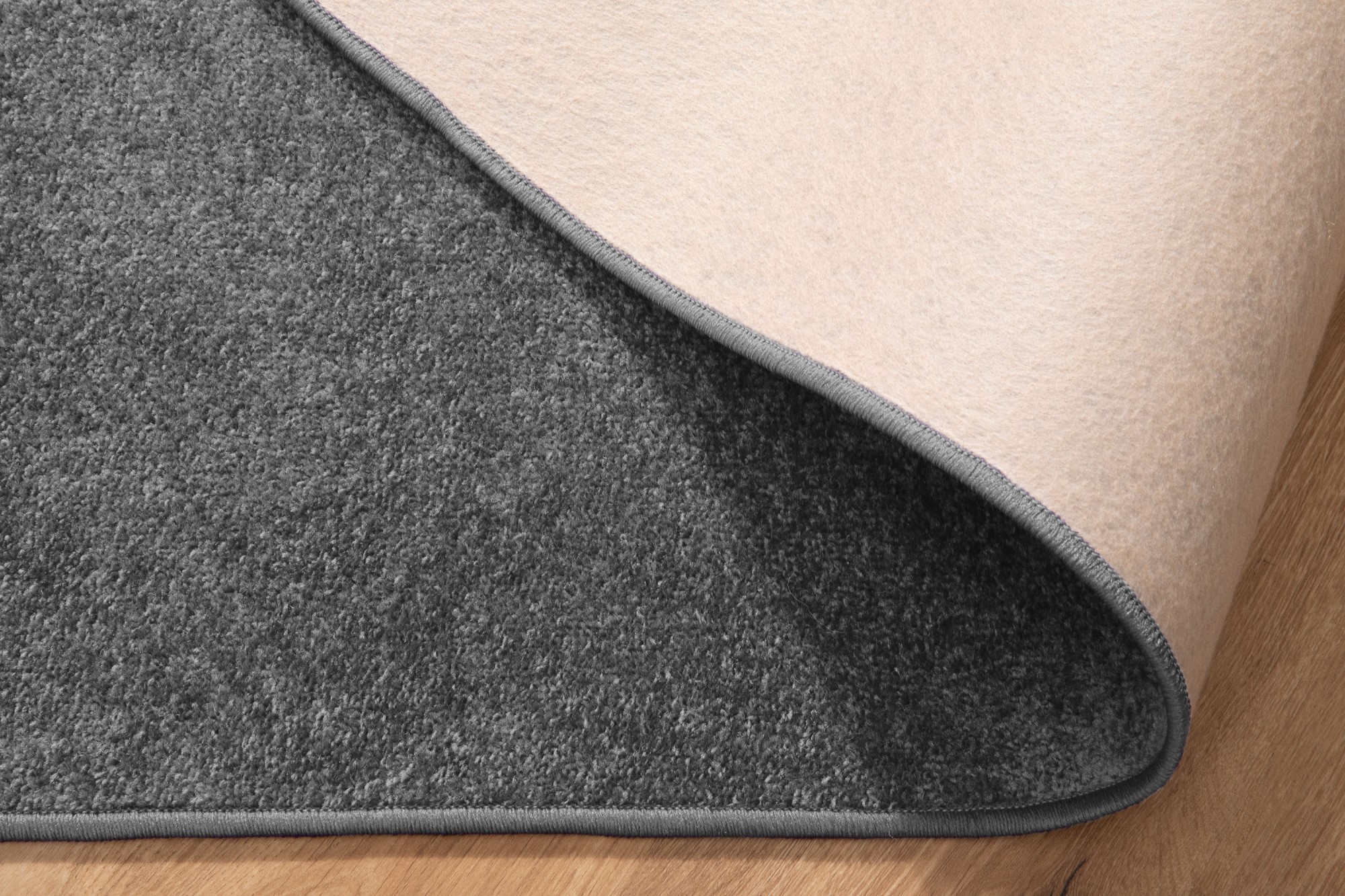 Kurzflor Teppich Cambridge Young - Rund