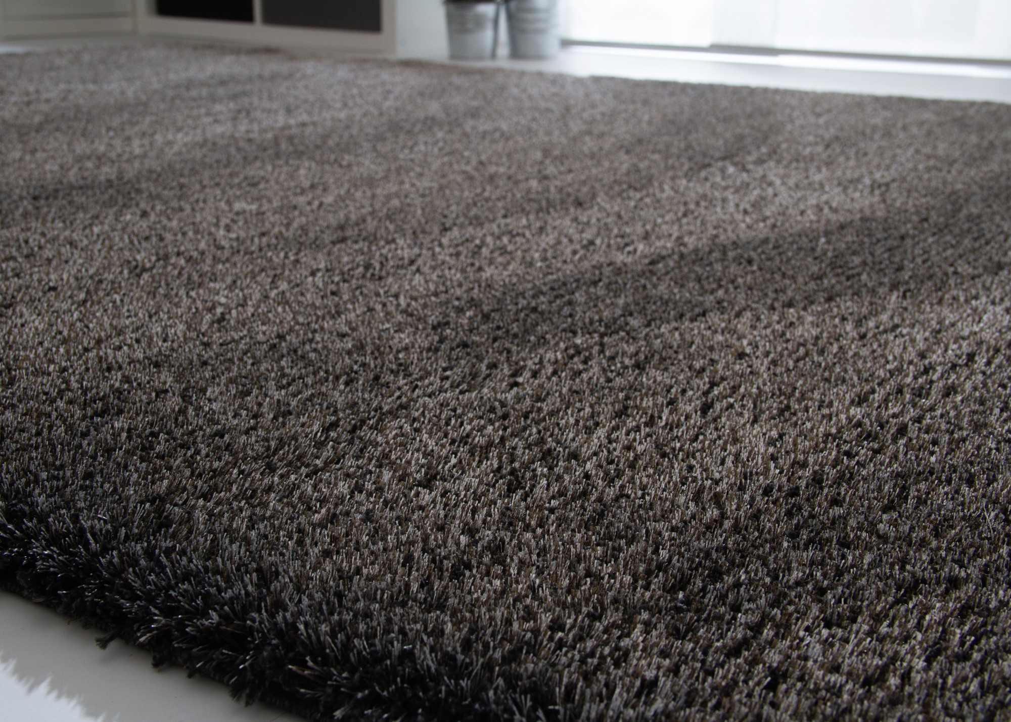 Kurzflor Teppich Satin Lines