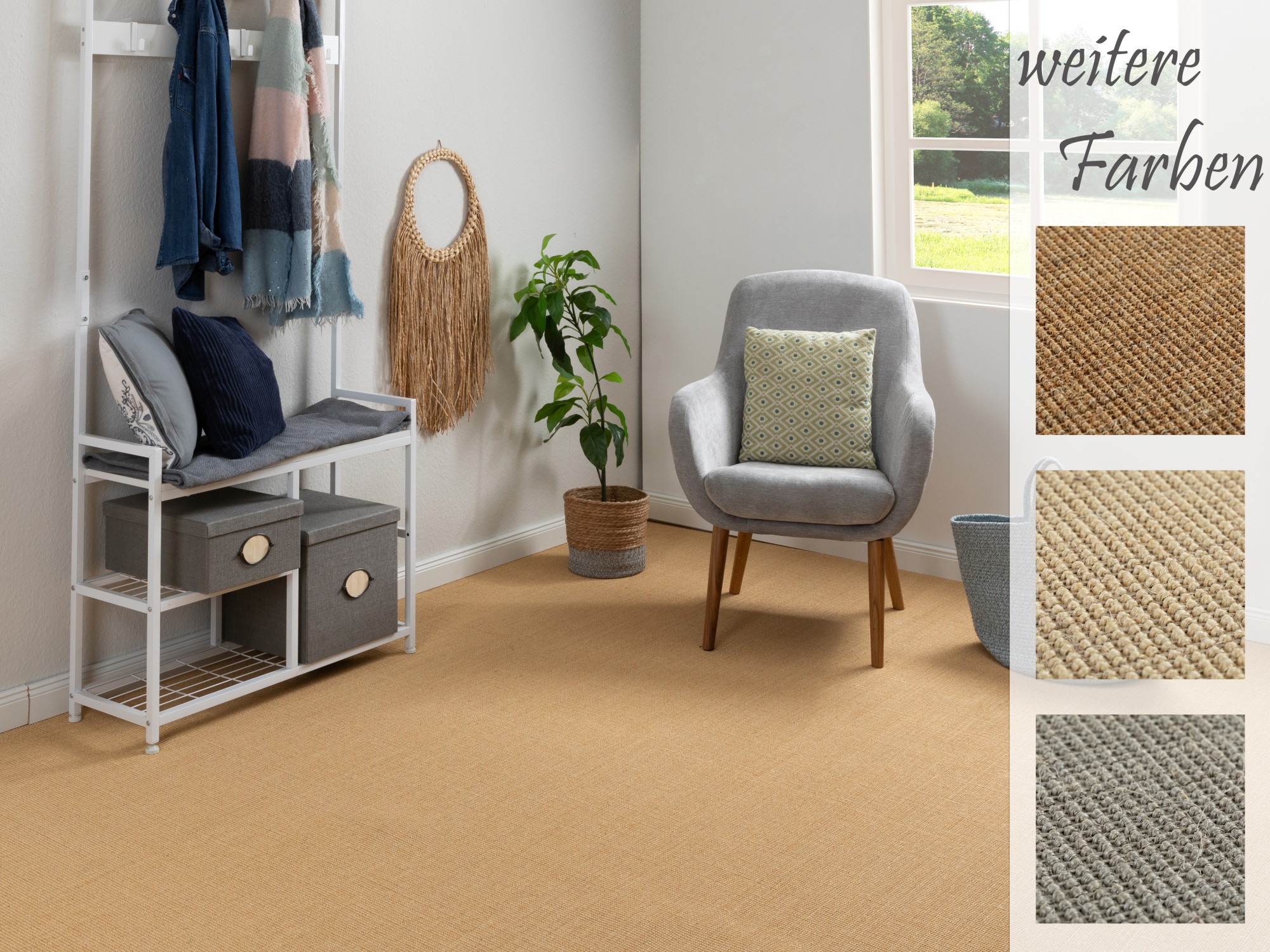 Teppichboden Sisal Salinas