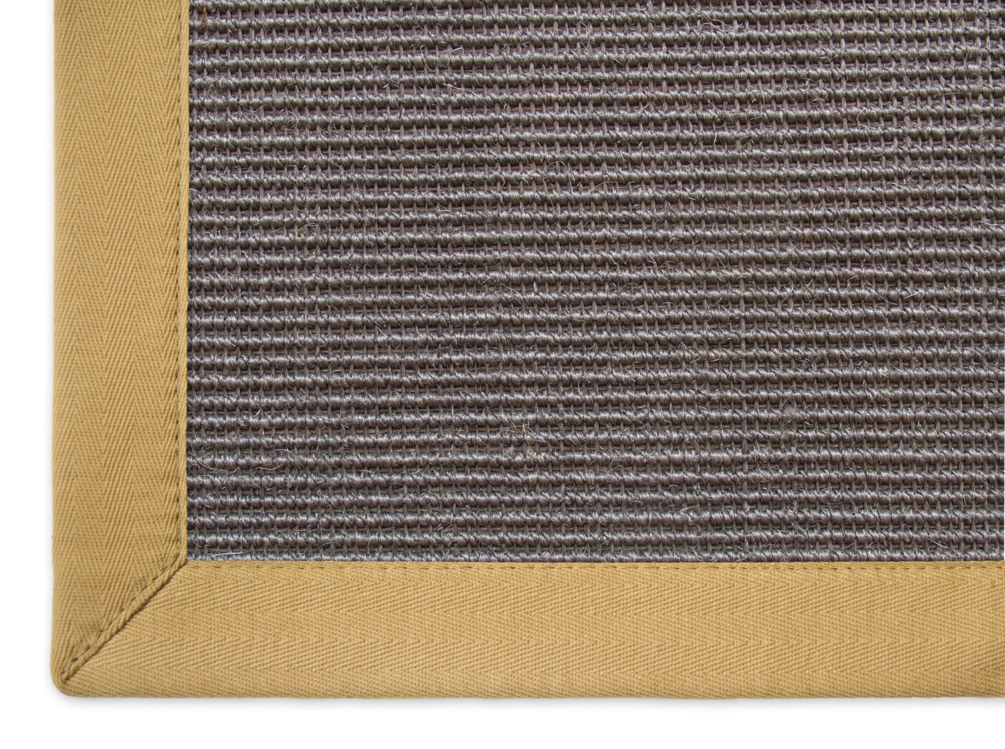 Sisalteppich Manaus beige - 002 graphit - 040 Rechteckig 65x140 cm