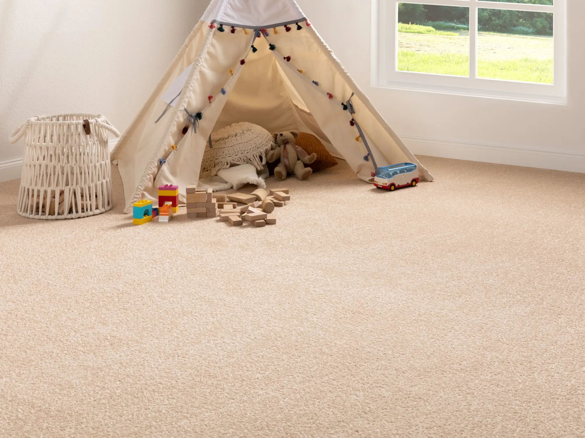 Teppichboden Cambridge Young 100 cm Beige 100 cm