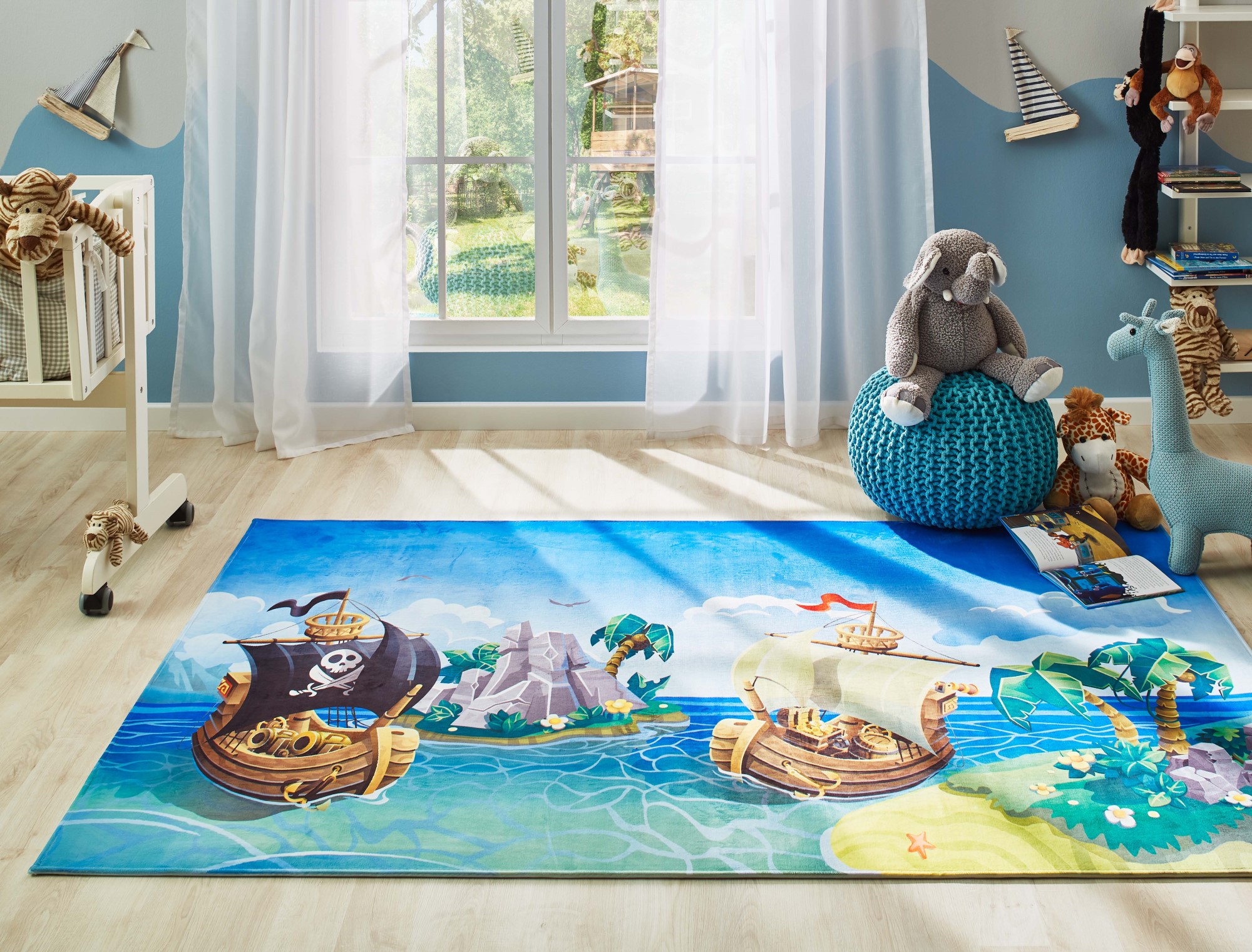 Kinderteppich Sweet Dreams Piratenschiff