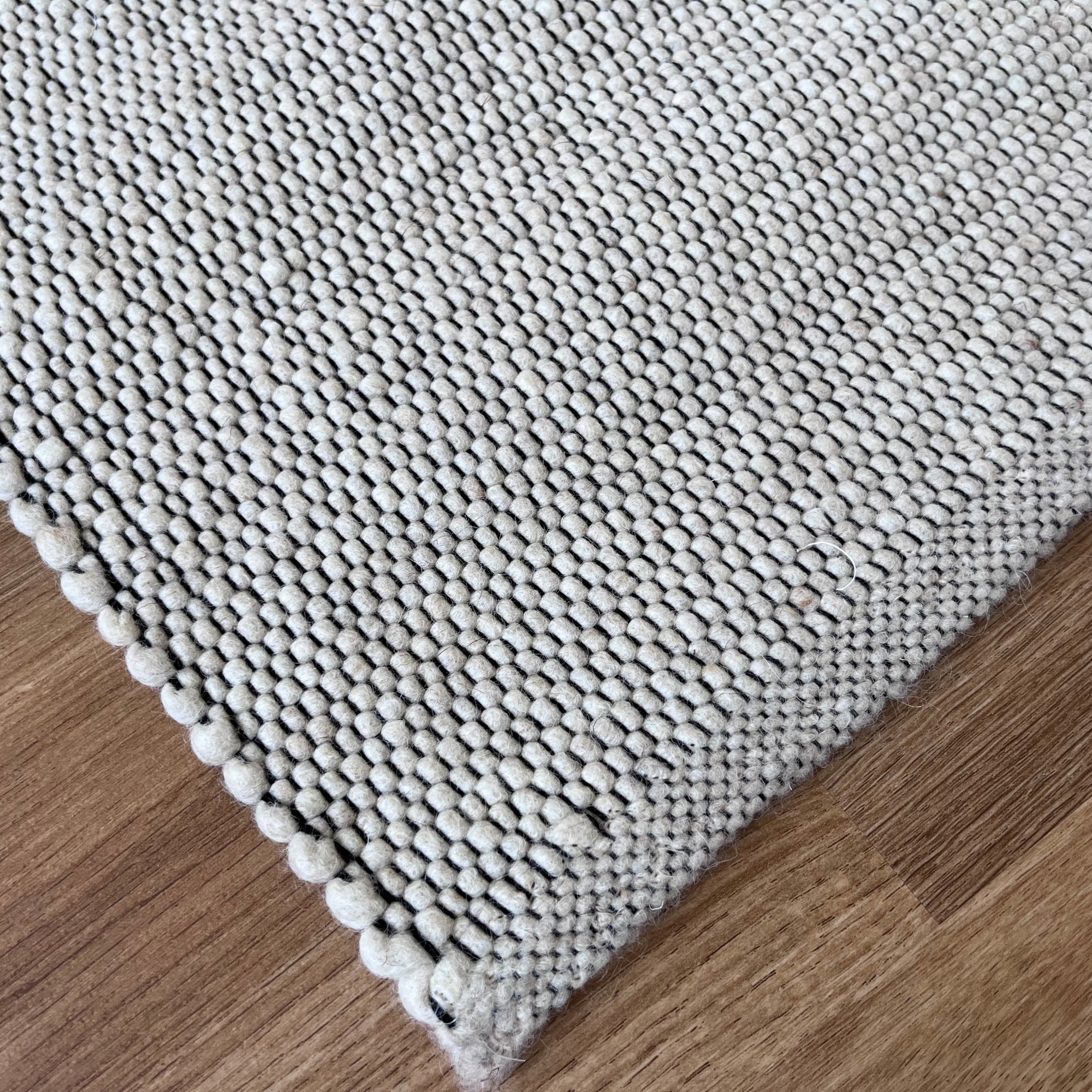 Handweb Teppich Uni Olbia - Wunschmaß