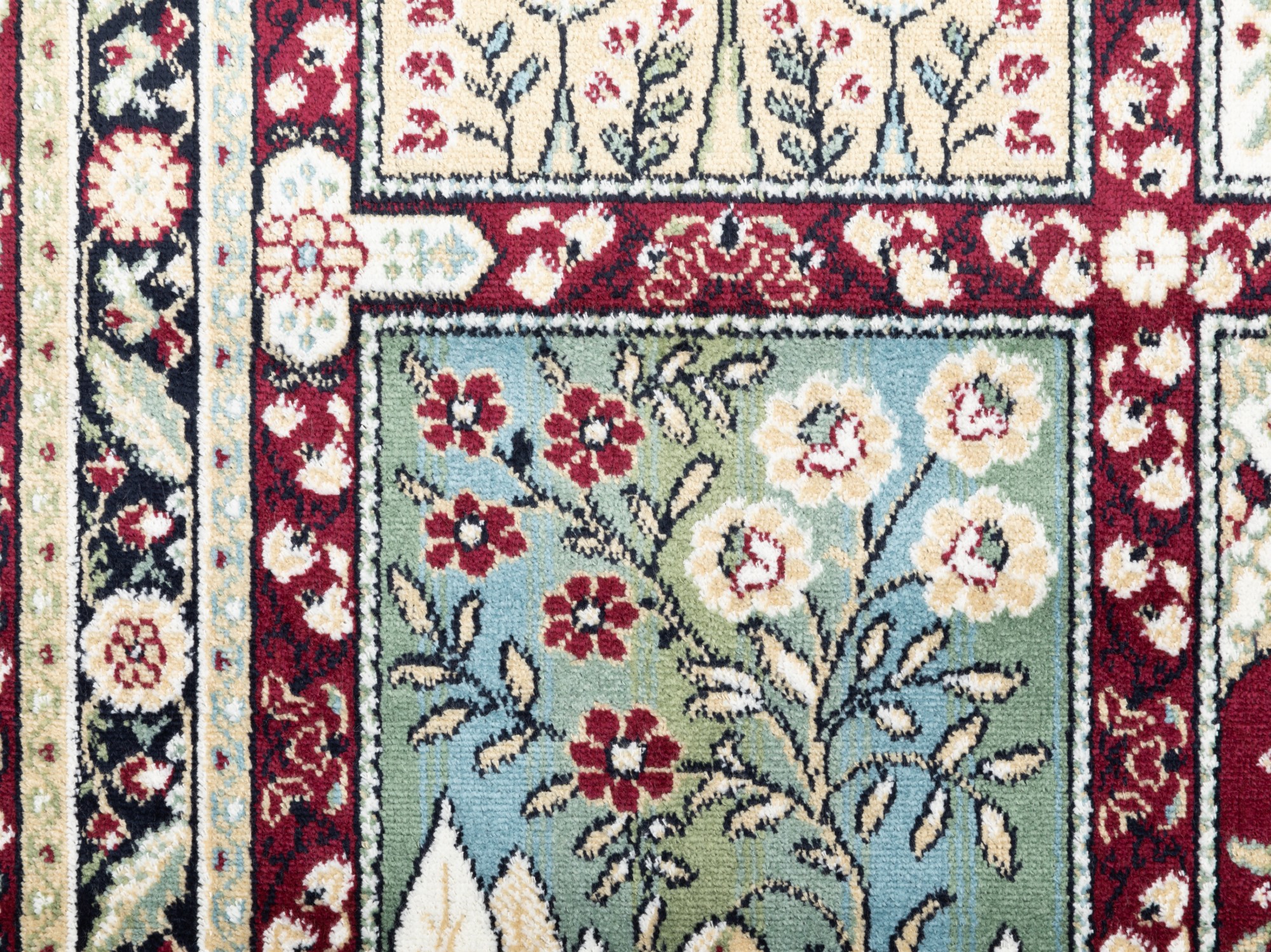 Kurzflor Teppich Riad - Felder