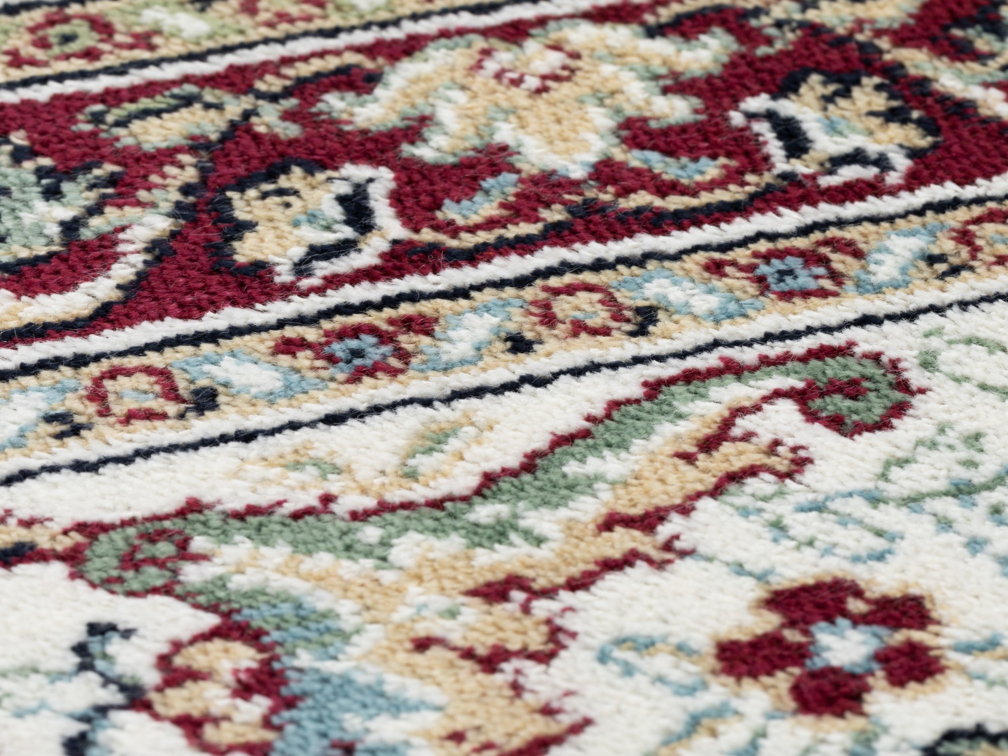 Kurzflor Teppich Riad - Kirman