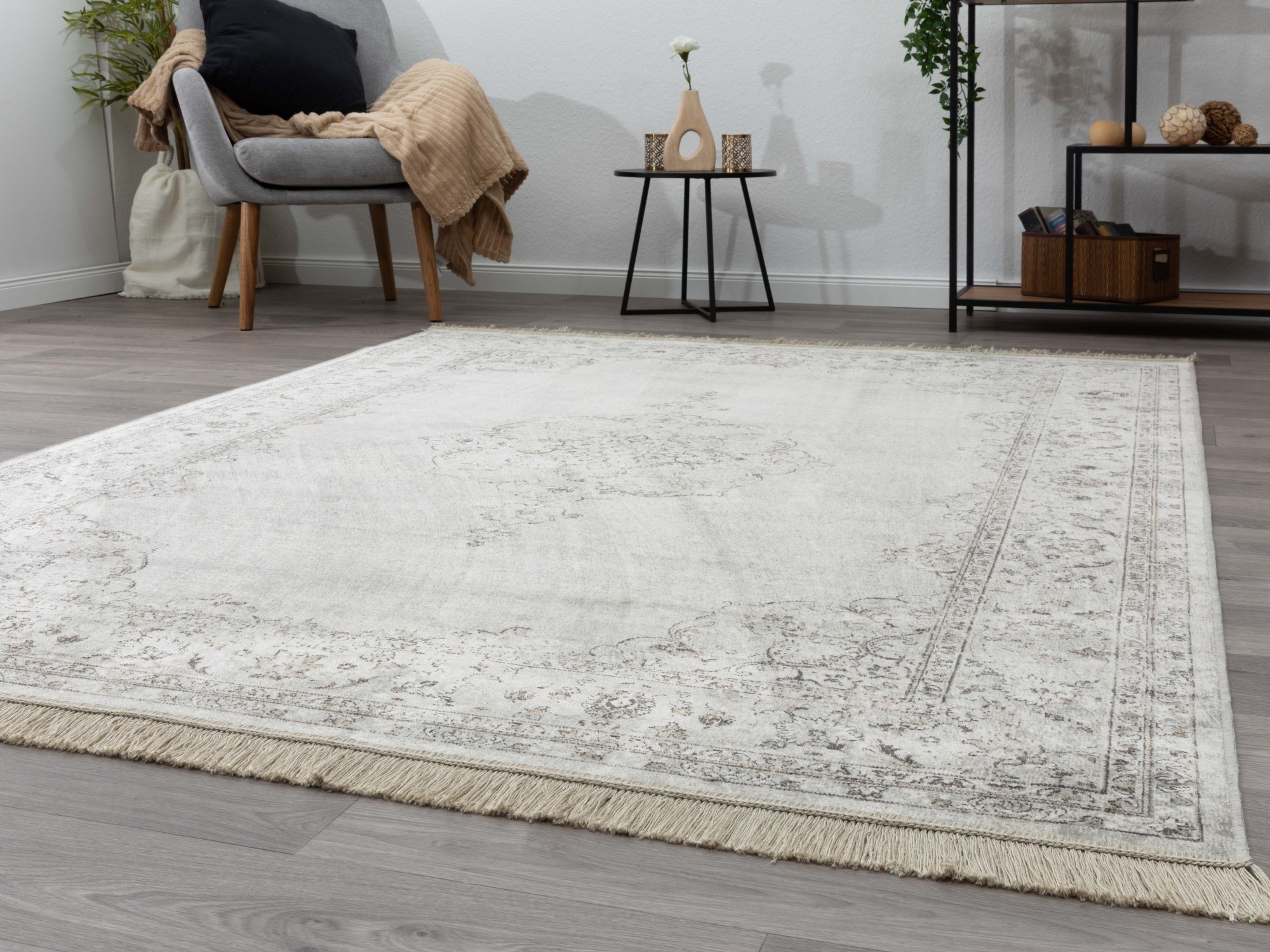 Kurzflor Teppich Riad - Vintage Keshan