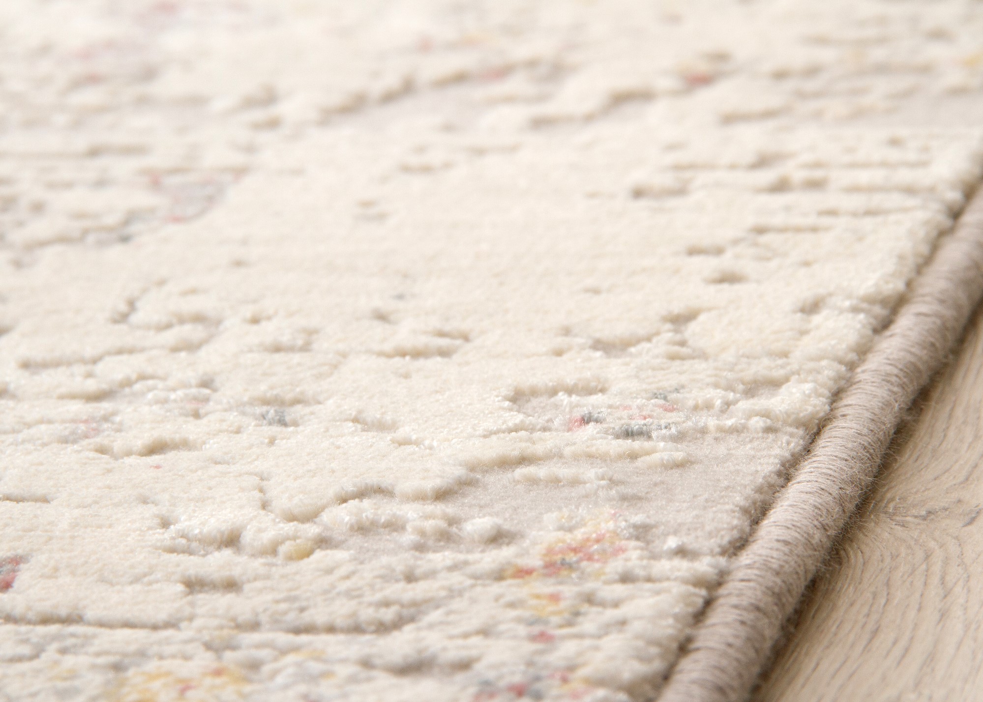 Kurzflor Teppich Structured Shine - Vintage