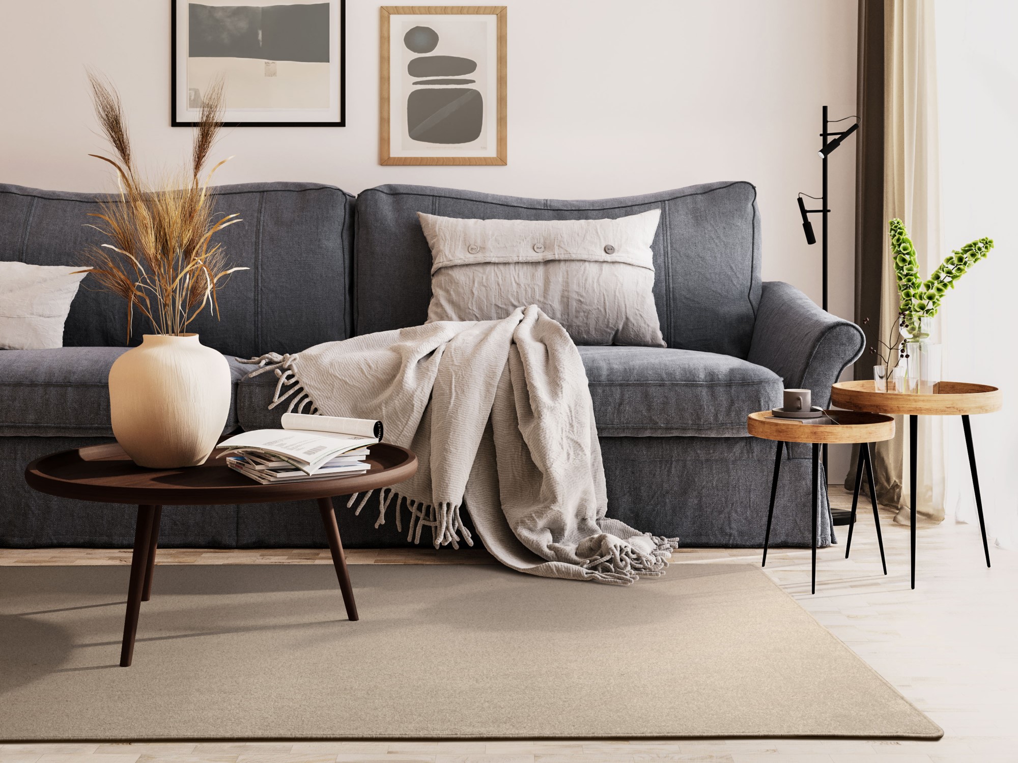 Kurzflor Teppich Cambridge Young