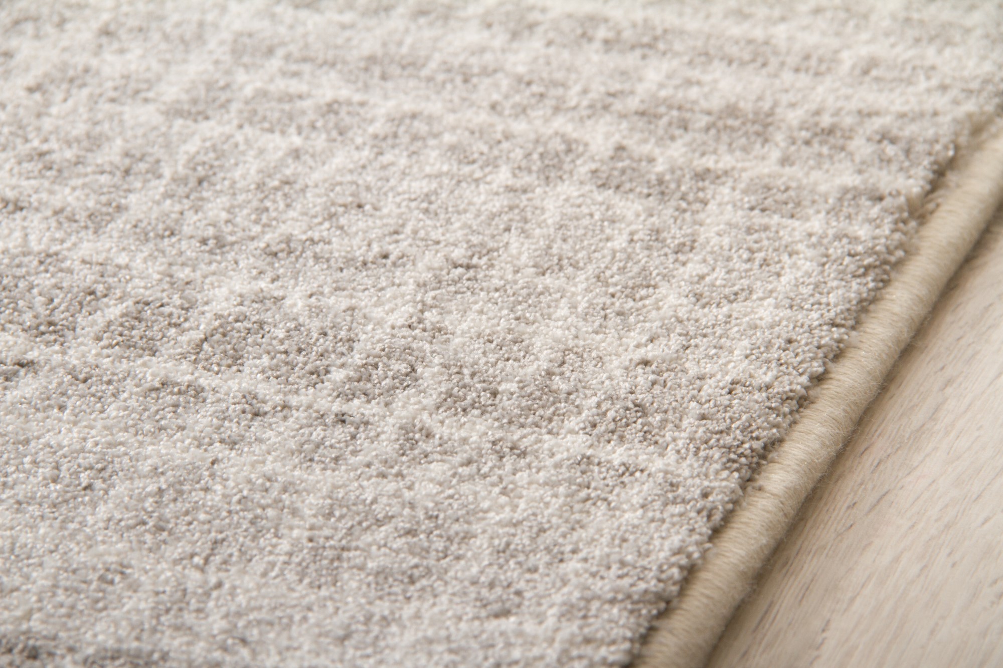 Kurzflor Teppich Pleasant Touch - 4ecke gestreift