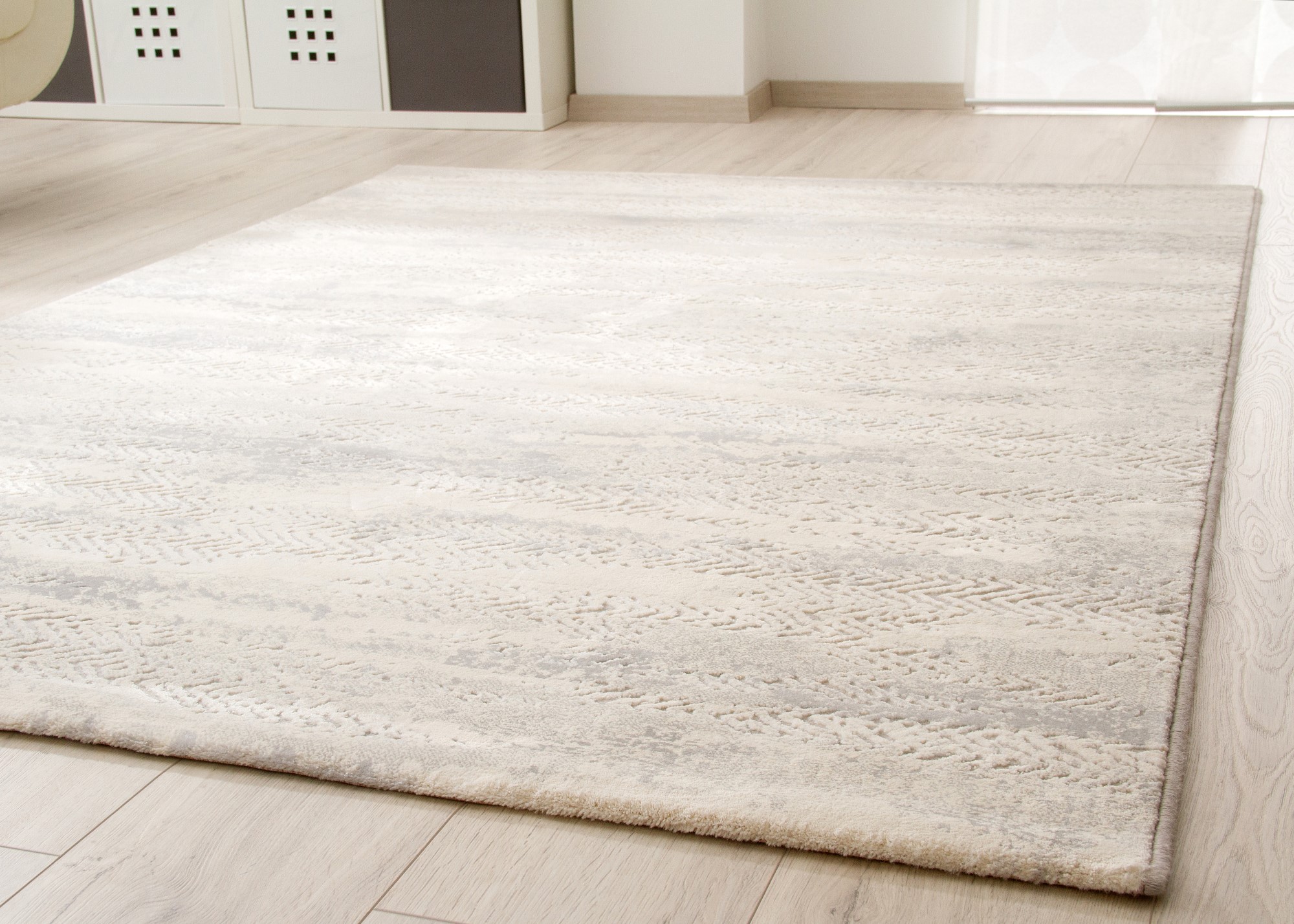 Kurzflor Teppich Structured Shine - Vintage
