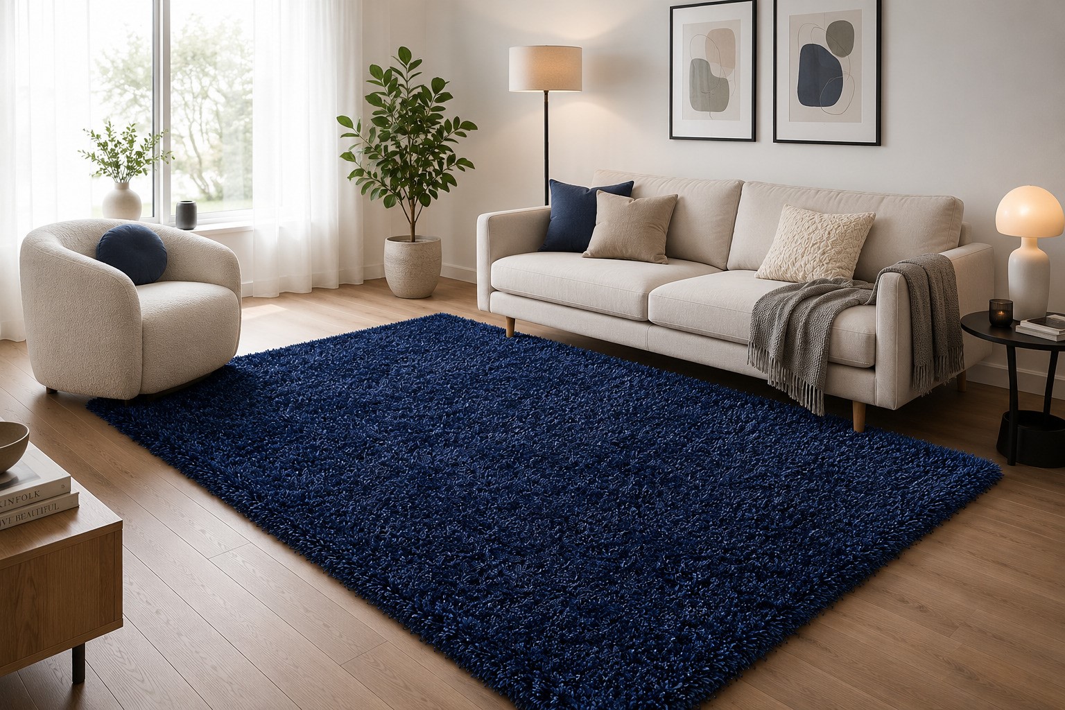 Hochflor Teppich Feeling 170x240cm