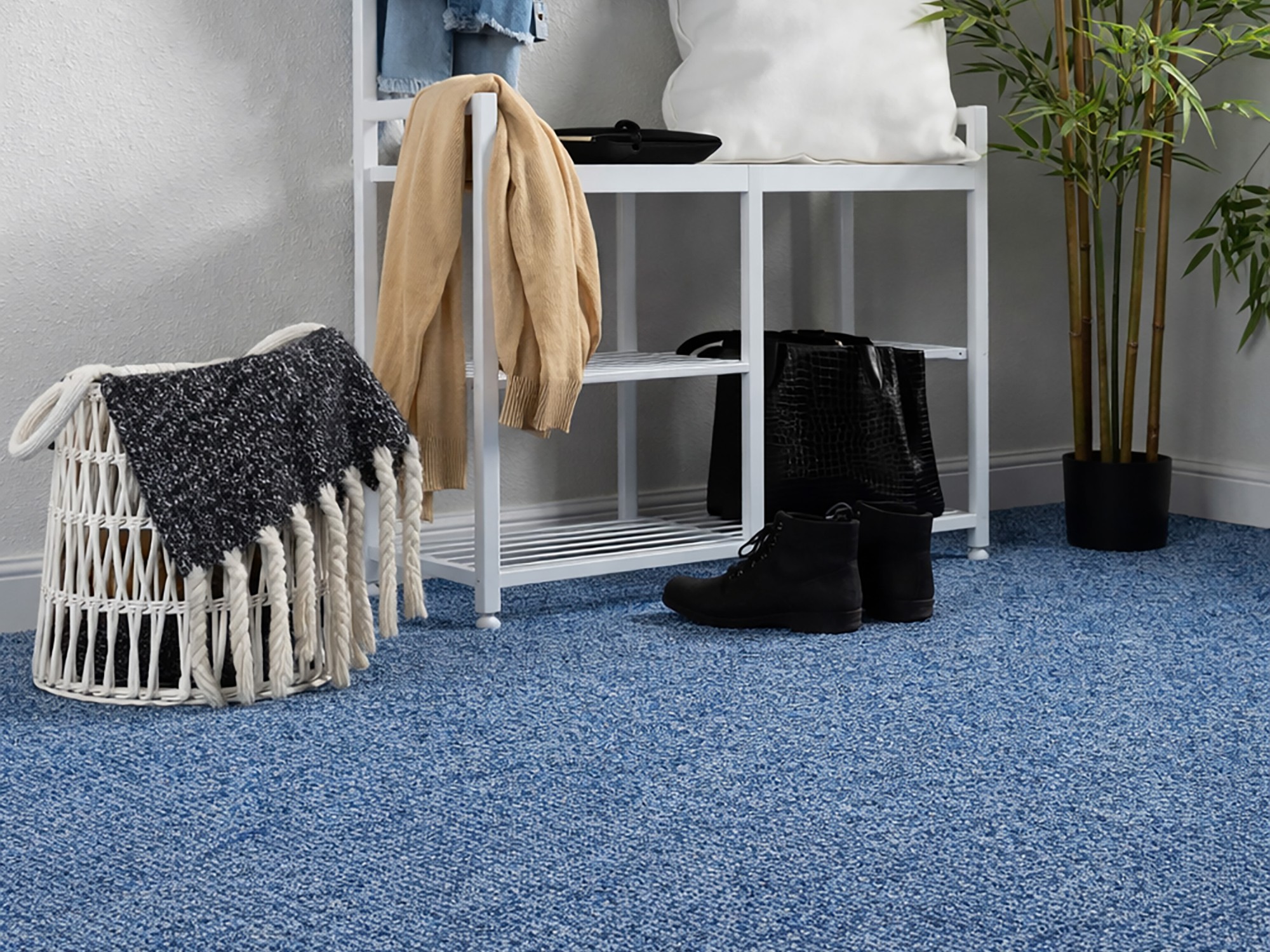 Teppichboden Meddon 100 cm Blau 100 cm