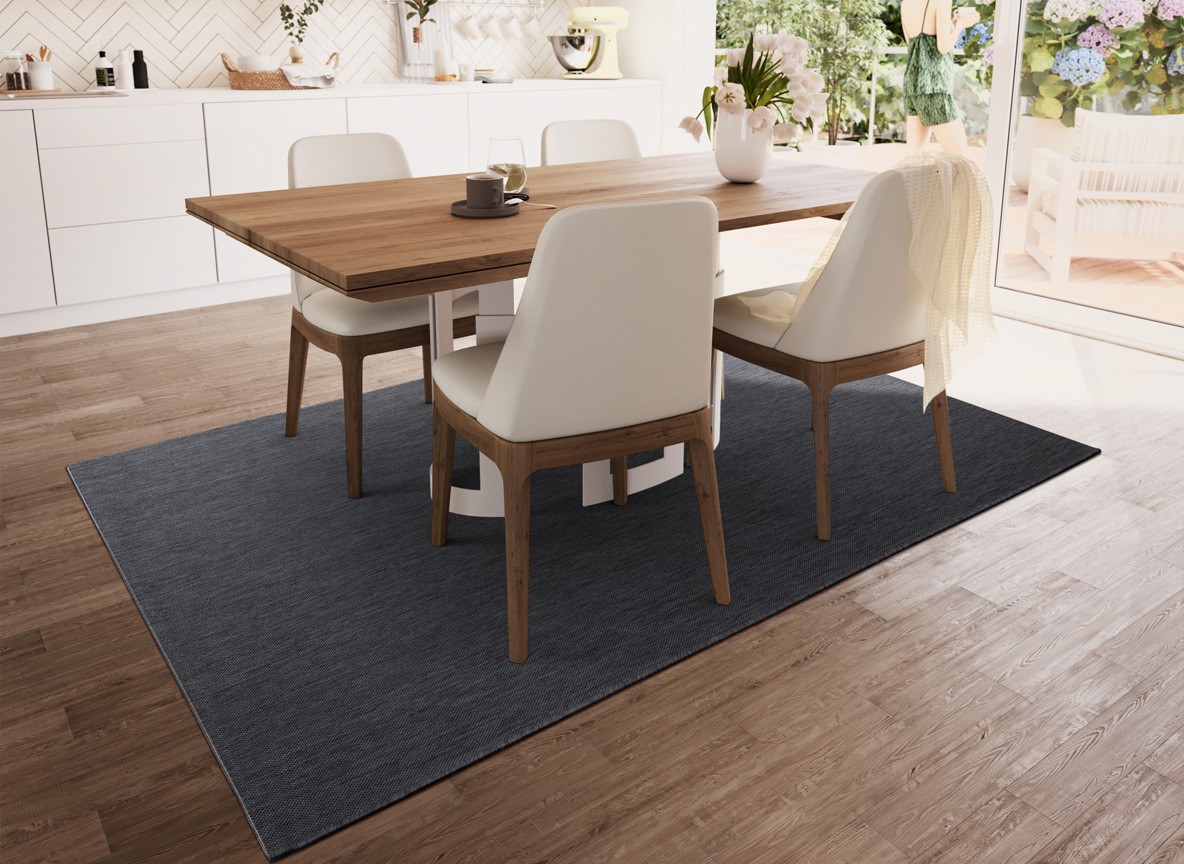 In- und Outdoorteppich Gotland Grau 80x150 cm