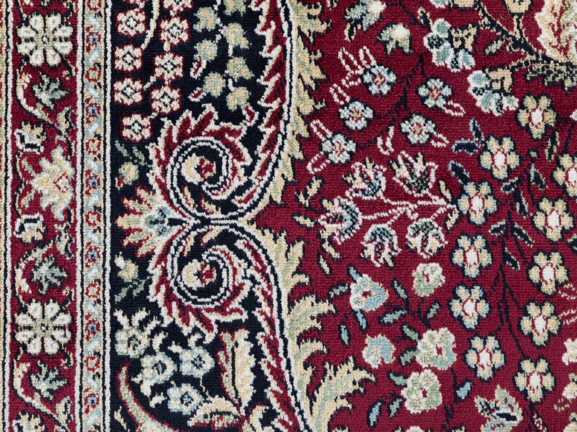 Kurzflor Teppich Riad - Kirman