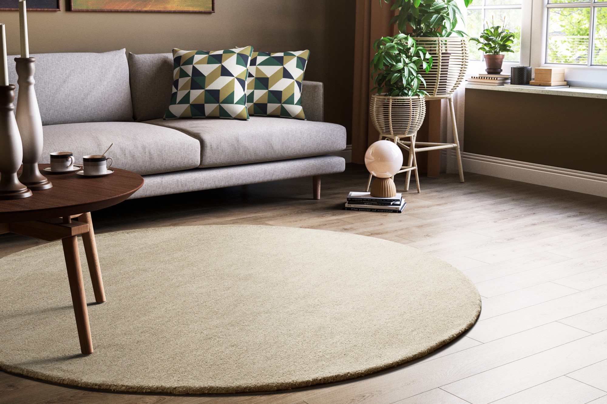 Gabbeh Teppich Jaipur - Rund