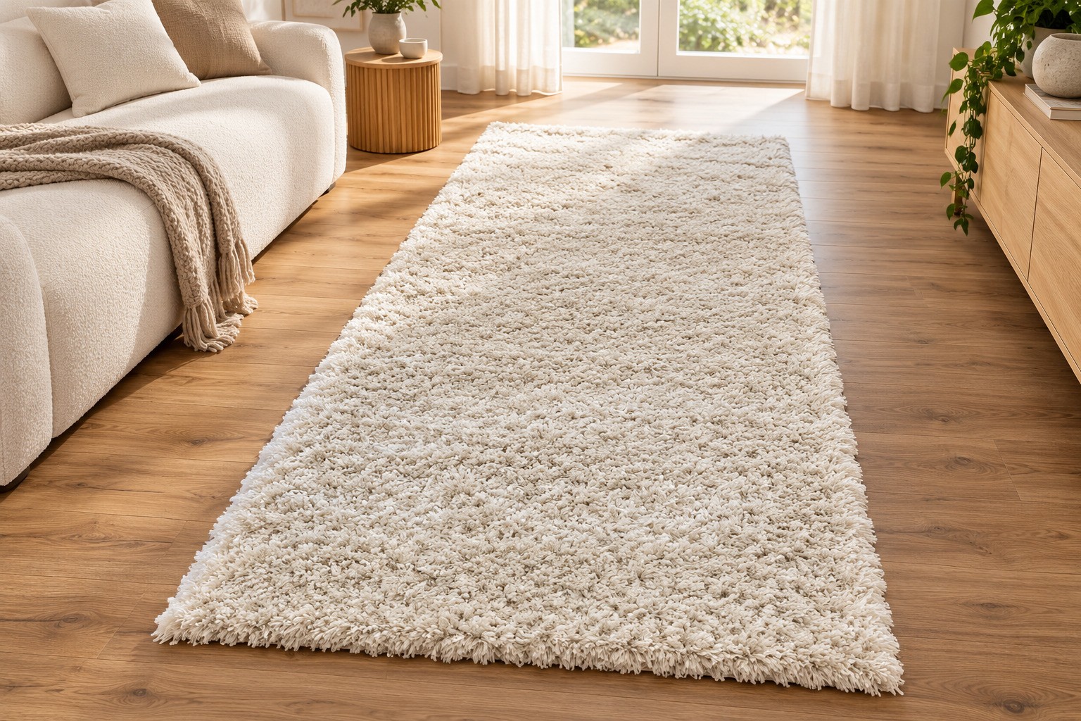 Hochflor Teppich Funny Shaggy Moon