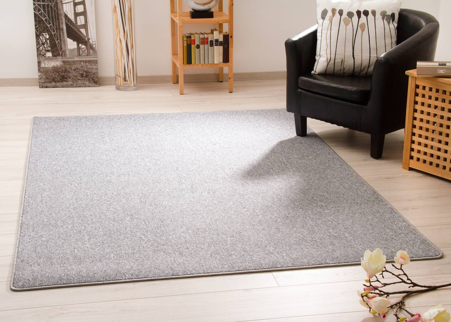 Kurzflor Teppich Meddon XL