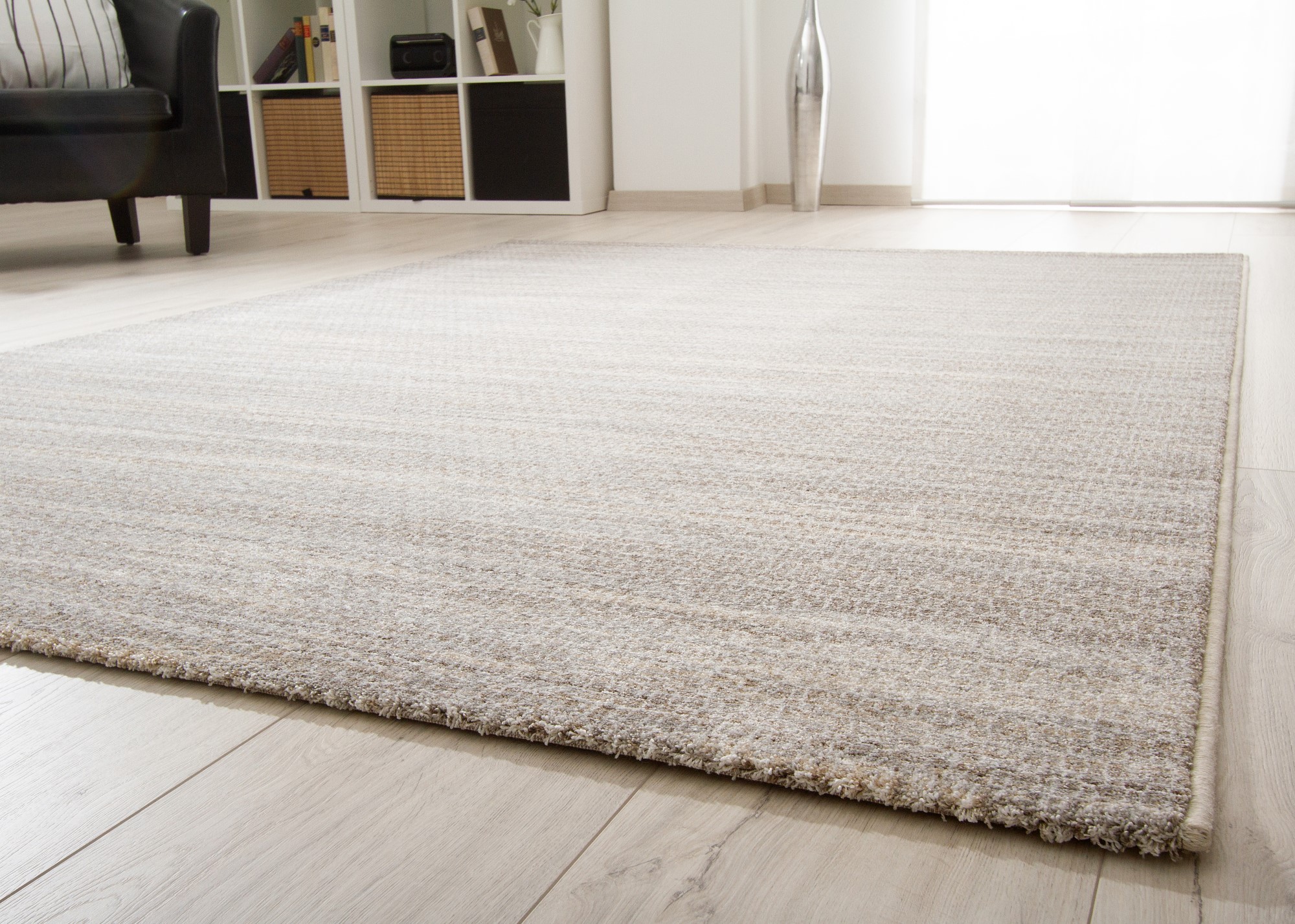 Kurzflor Teppich Pleasant Touch - Ethno Streifen