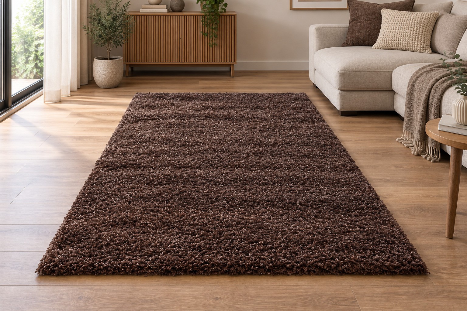 Hochflor Teppich Como