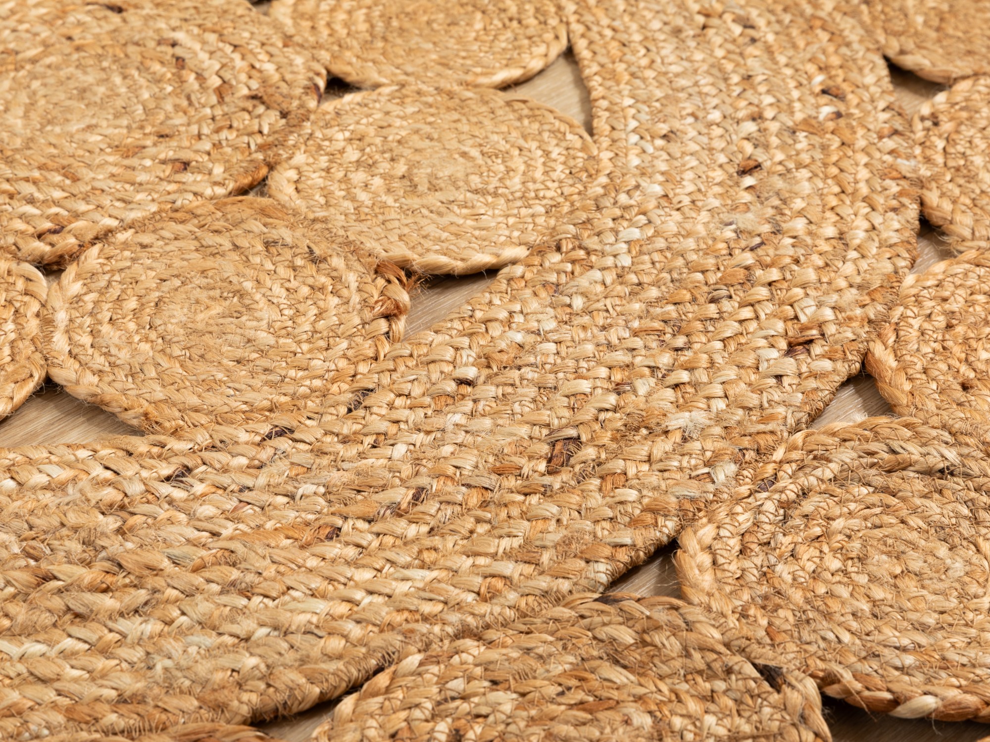 Jute Teppich Goa Design - Flower