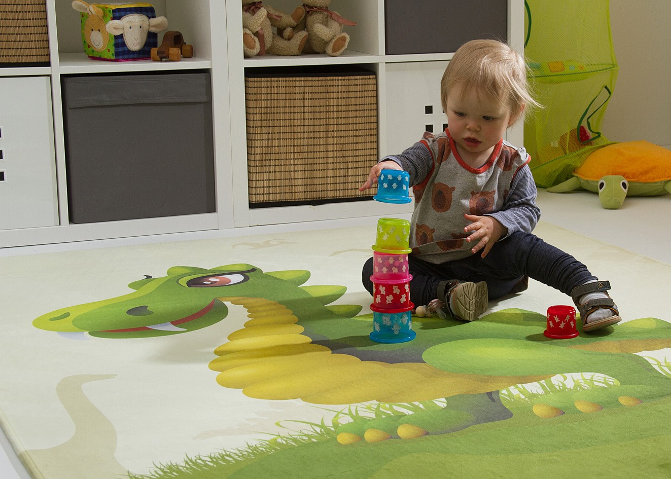 Kinderteppich Jurassic Family - Rexi