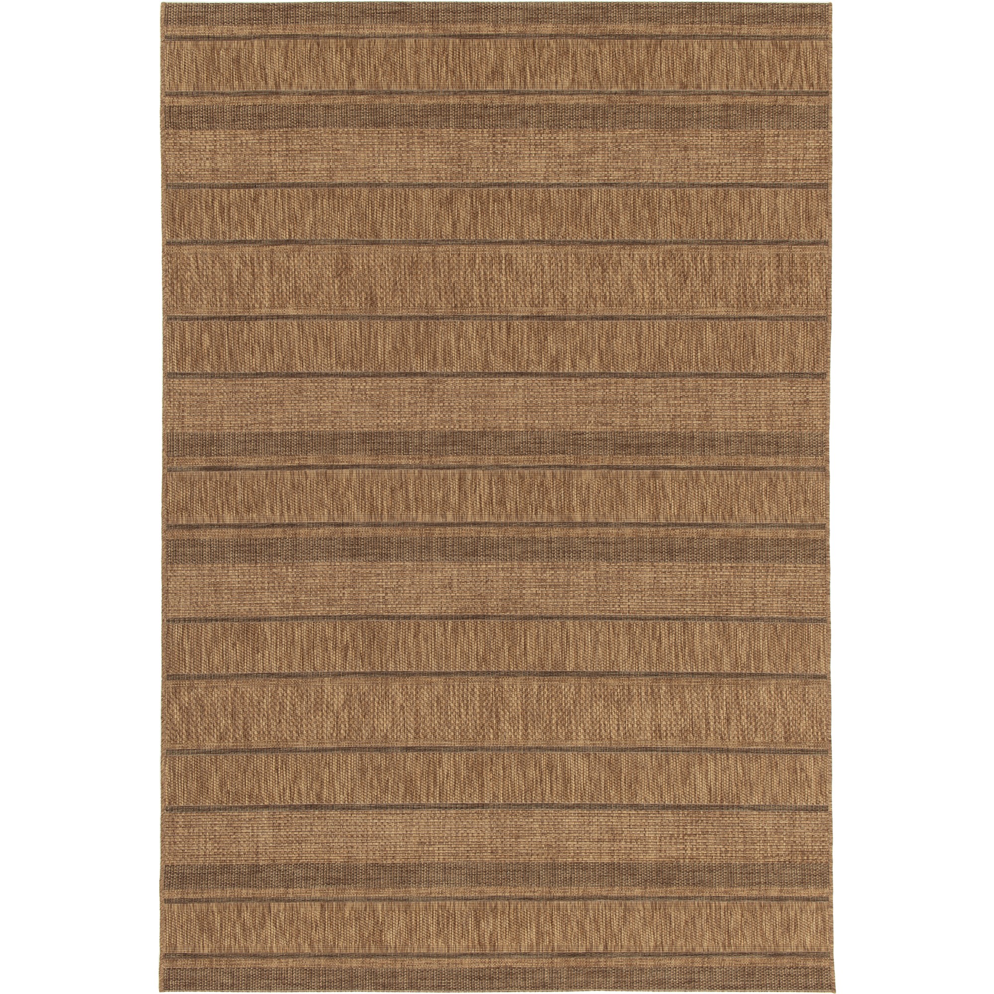 In- und Outdoorteppich Oslo - Streifen Dunkel