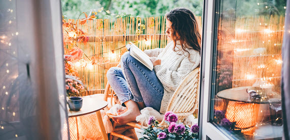 Balkon-Hygge