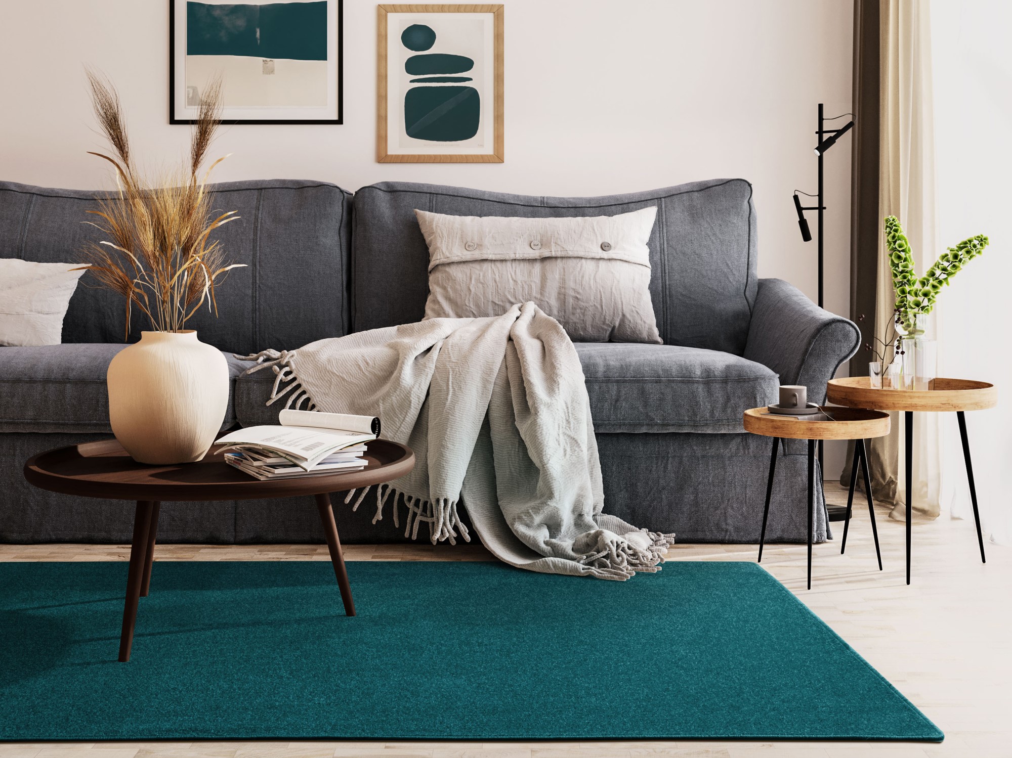 Kurzflor Teppich Cambridge Young