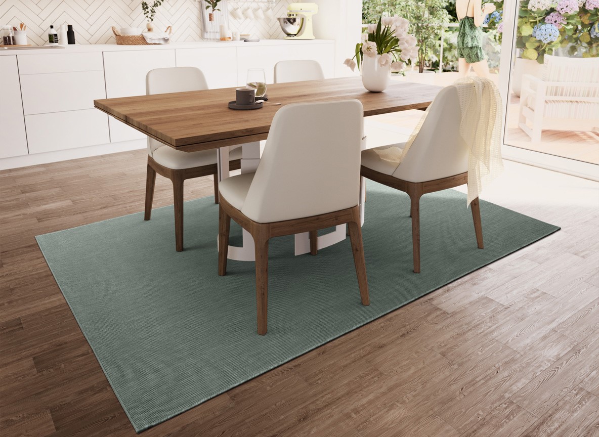 In- und Outdoorteppich Gotland Mint 80x150 cm