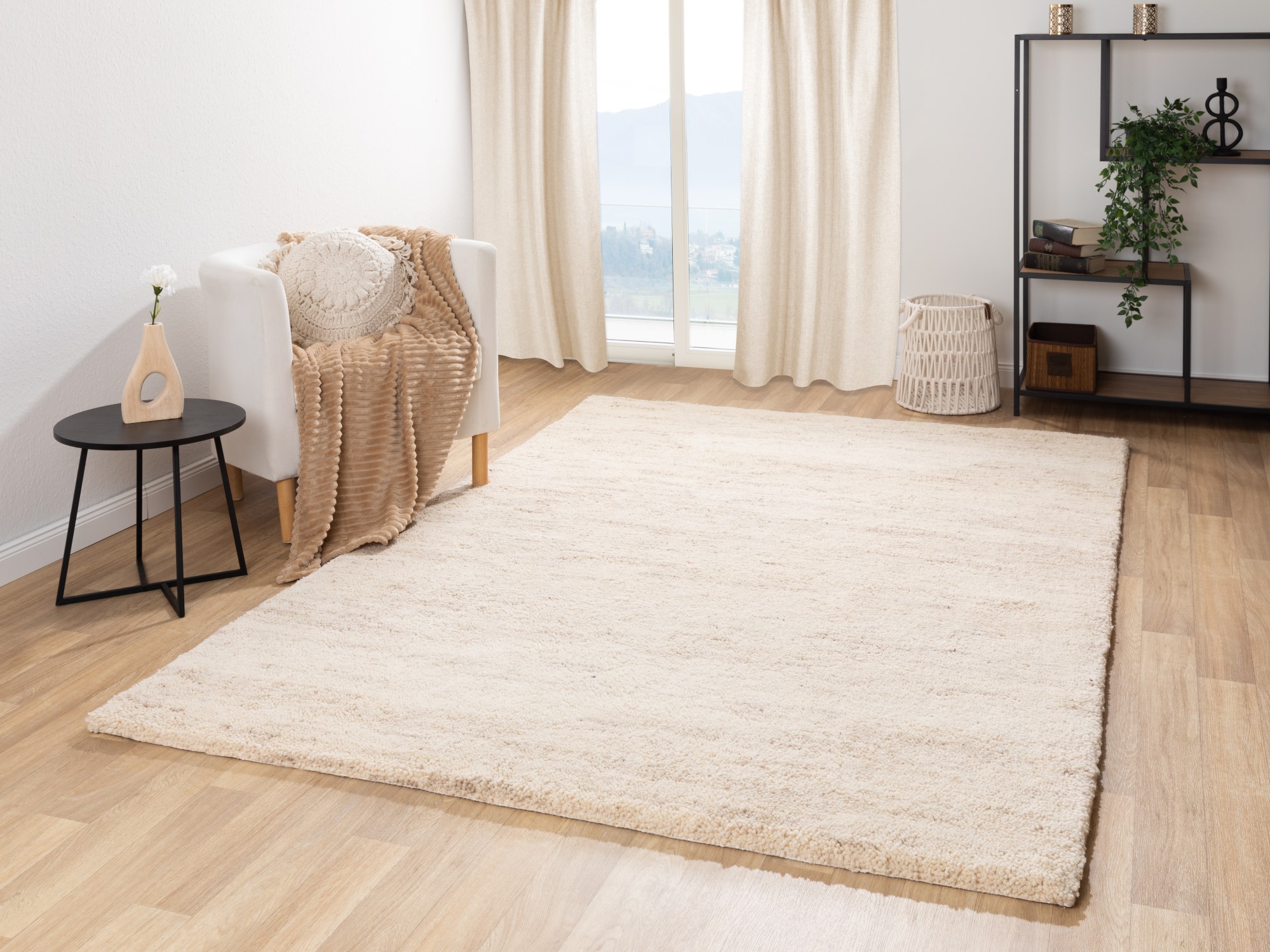 Berber Teppich Rabat - Rund